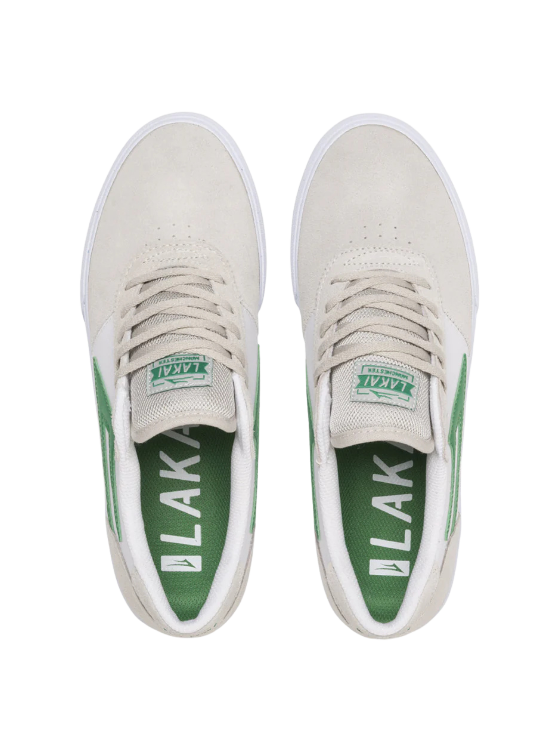 Zapatilla Lakai Manchester White/Grass Suede
