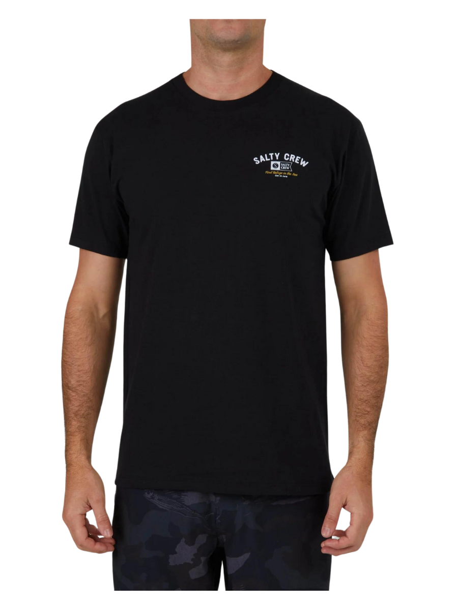 T-shirt Premium Salty Crew Surf Club - nera