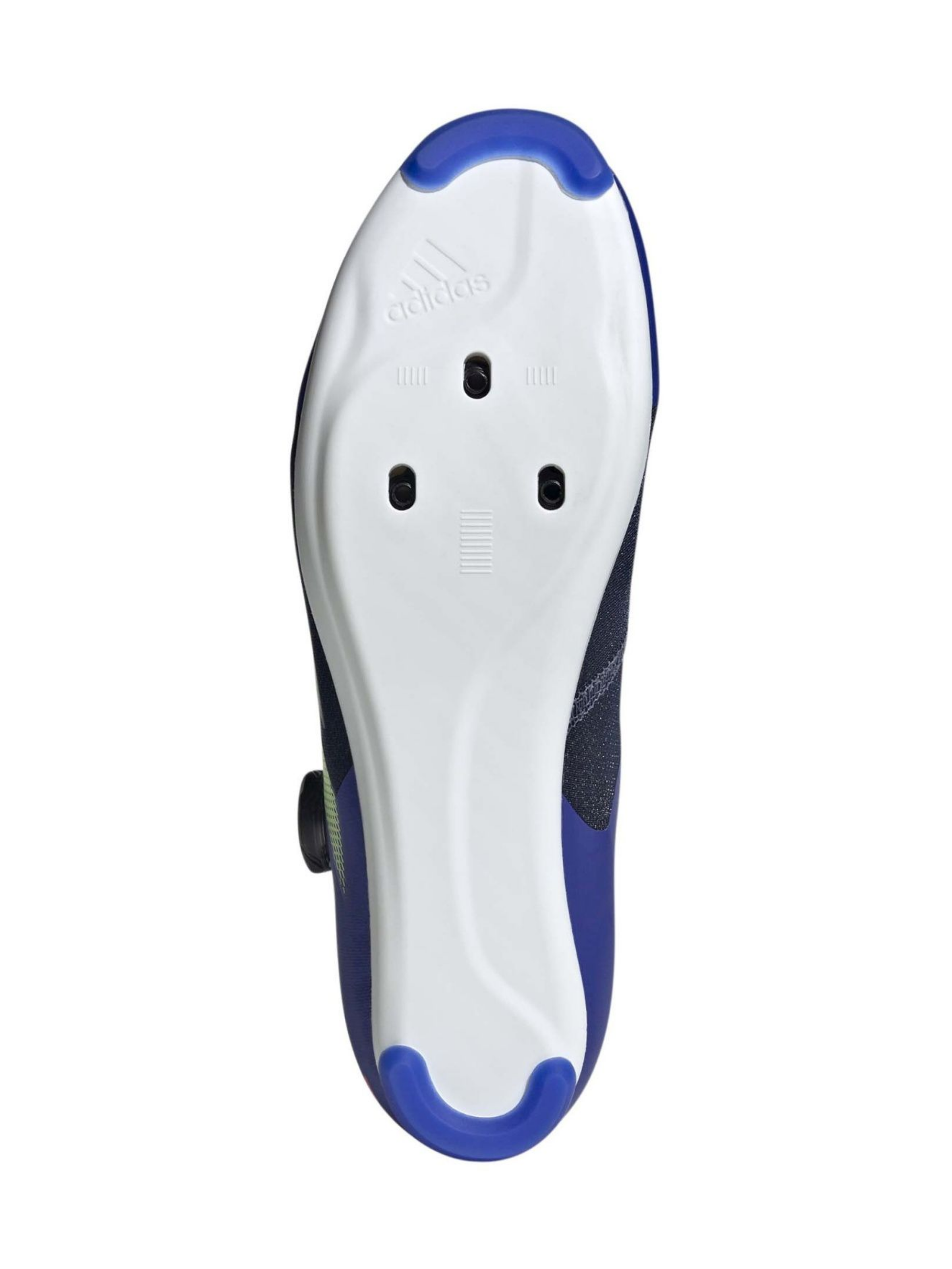 Scarpe da ciclismo su strada Adidas Tempo 3 Stripes BOA | Blu scuro/Lime/Blu scuro