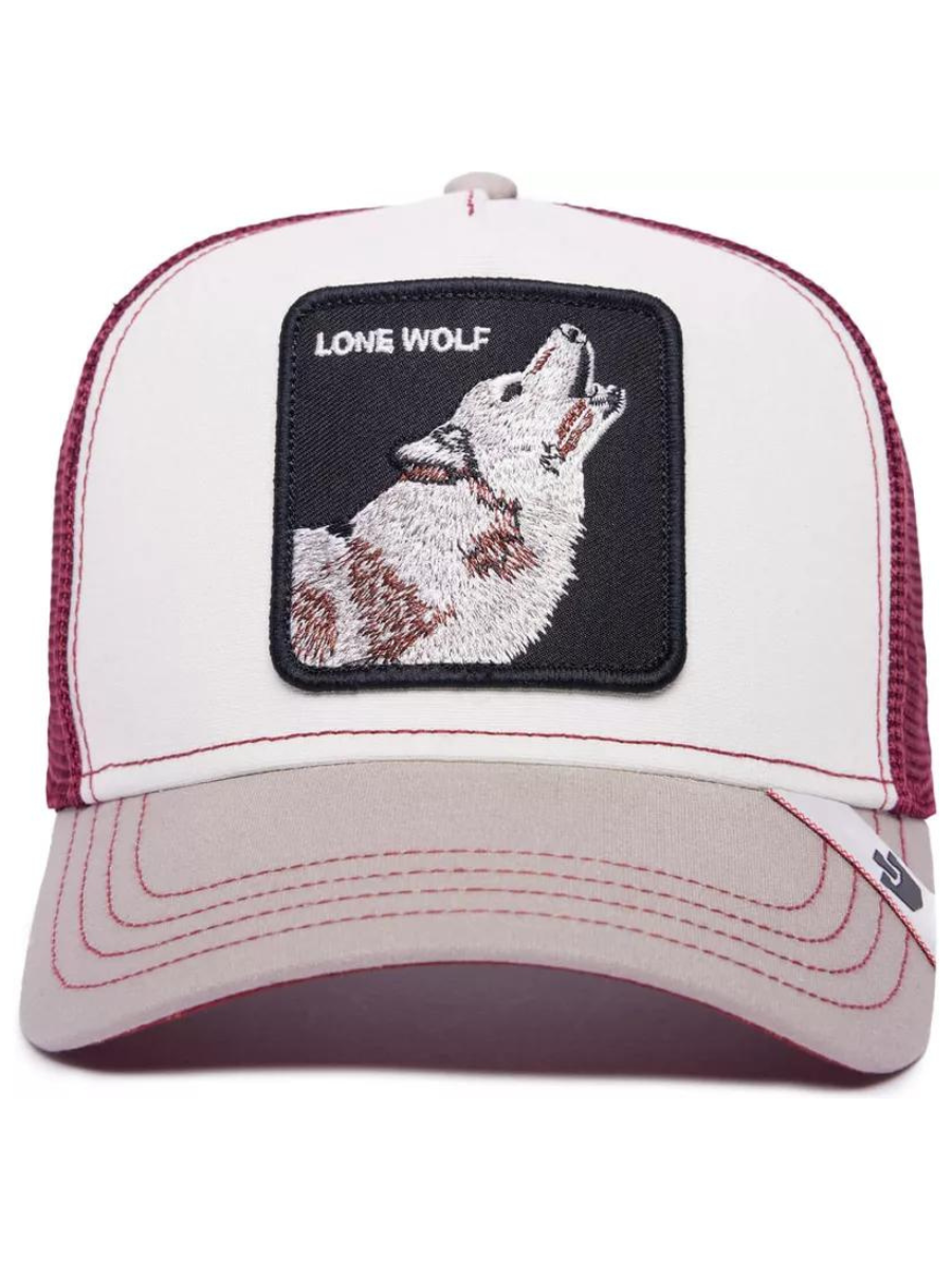 Cappellino MV The Lone Wolf di Goorin Bros - Bianco