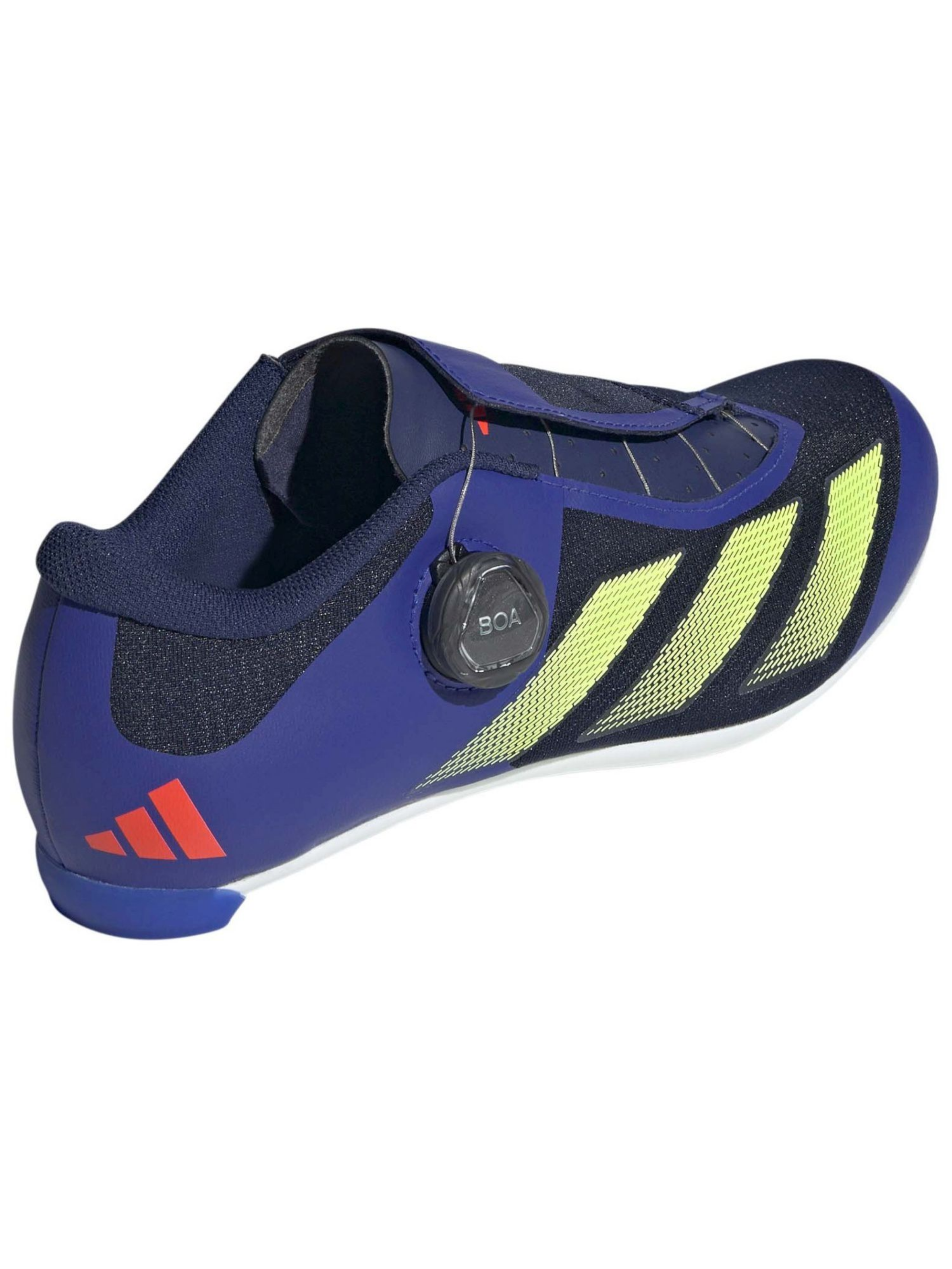 Scarpe da ciclismo su strada Adidas Tempo 3 Stripes BOA | Blu scuro/Lime/Blu scuro