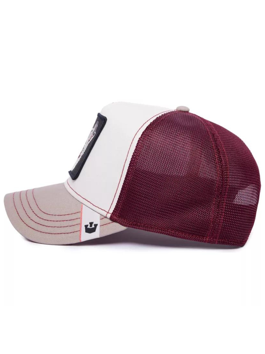 Cappellino MV The Lone Wolf di Goorin Bros - Bianco