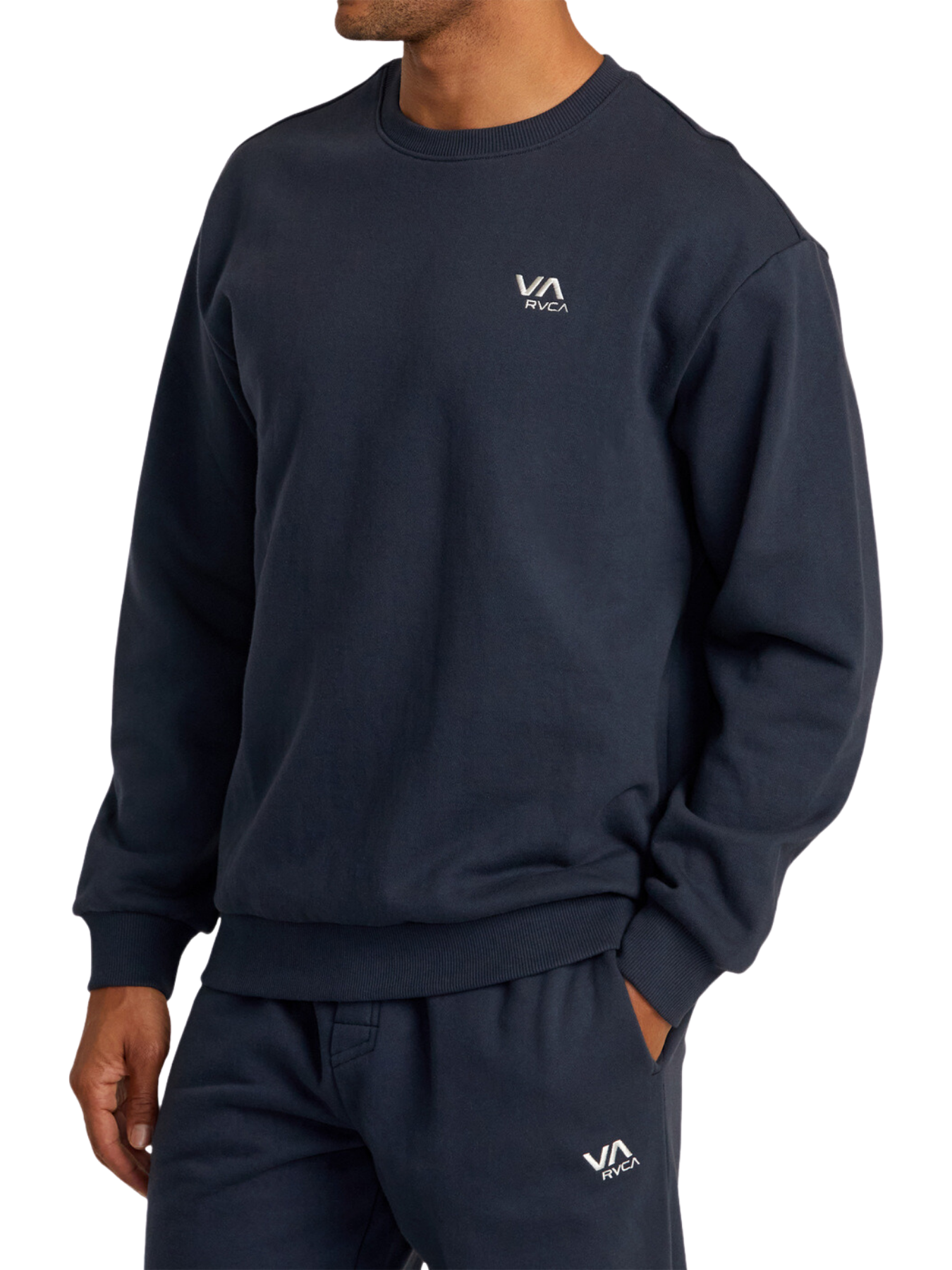 Rvca Essential Crew Sweatshirt – Indigo