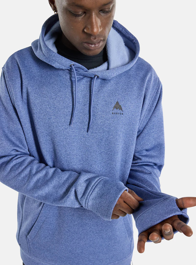 Burton Oak Pullover Hoodie Slate Blue Heather