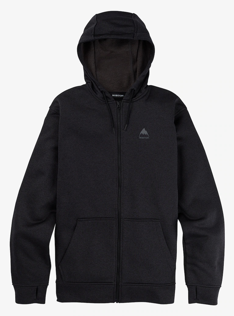 Sudadera Burton Oak Full-Zip Hoodie True Black Heather