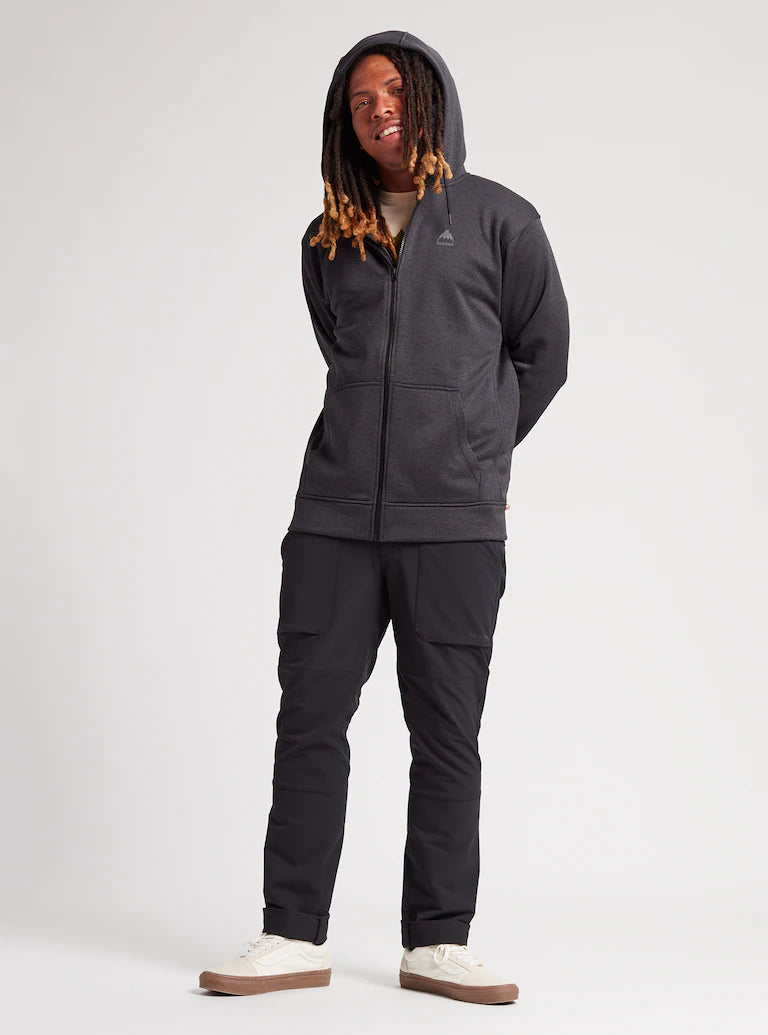 Sudadera Burton Oak Full-Zip Hoodie True Black Heather