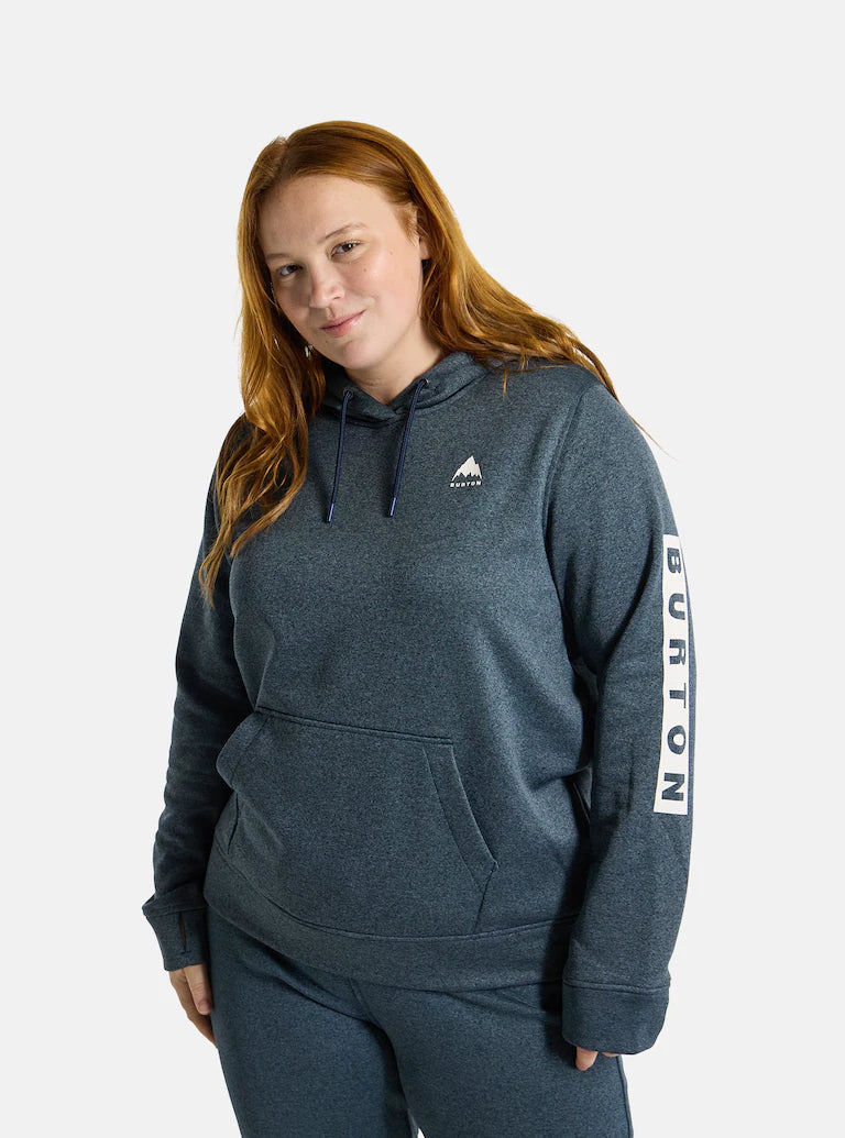 Sudadera Women's Burton Oak Pullover Hoodie Dress Blue Heather