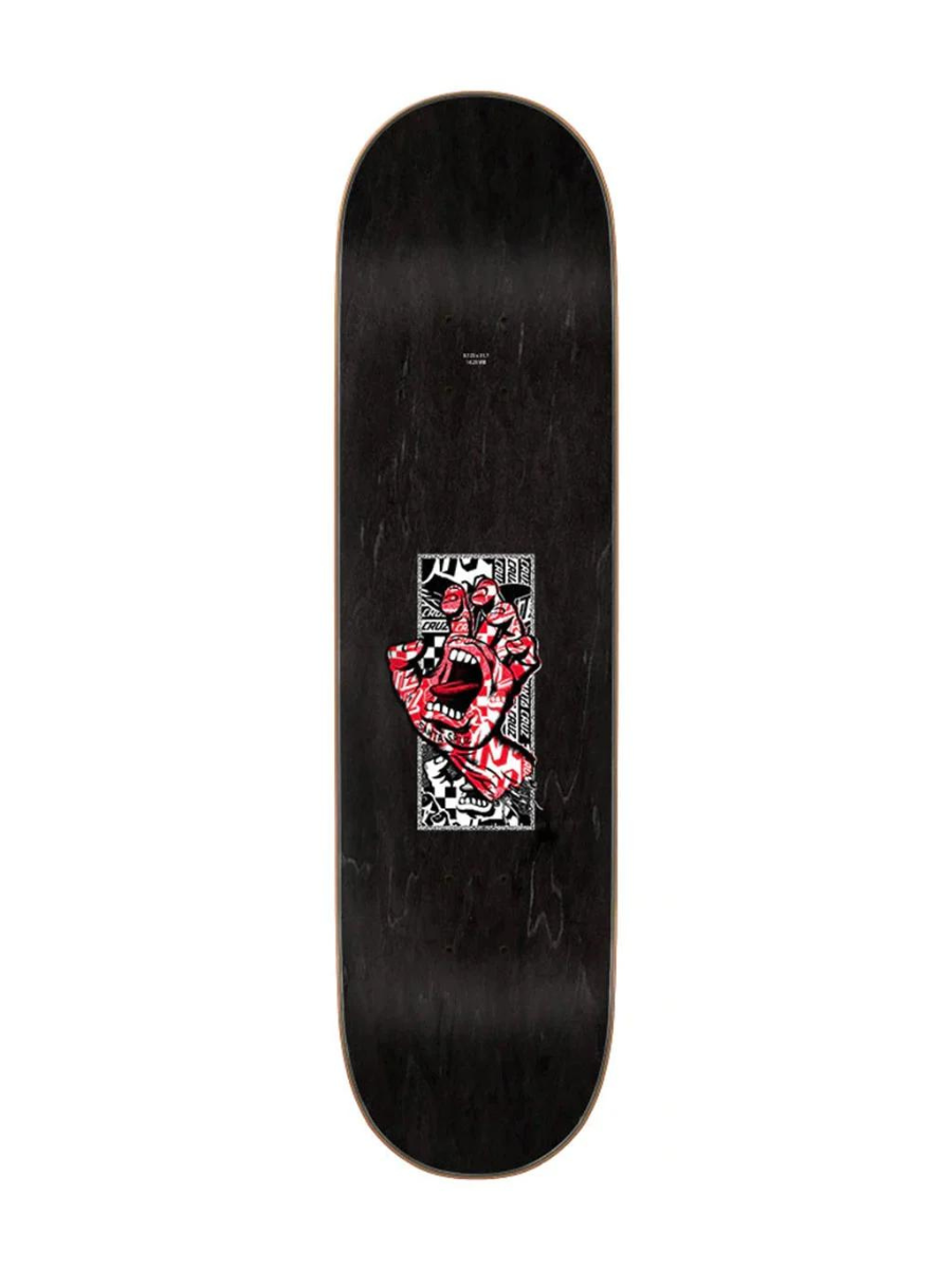 Santa Cruz Flier Collage Dot 7 Ply Bouleau Skateboard Deck 8.125"x31.7"