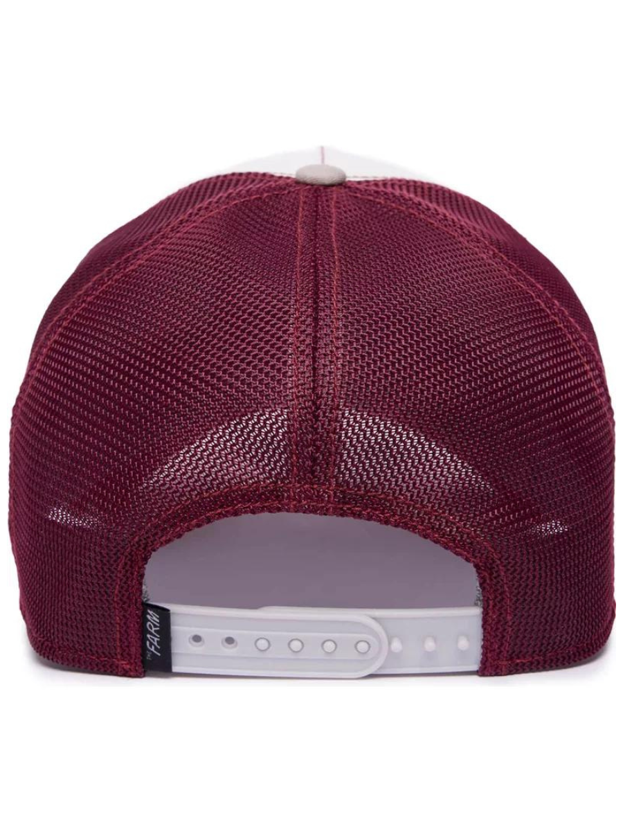 Cappellino MV The Lone Wolf di Goorin Bros - Bianco