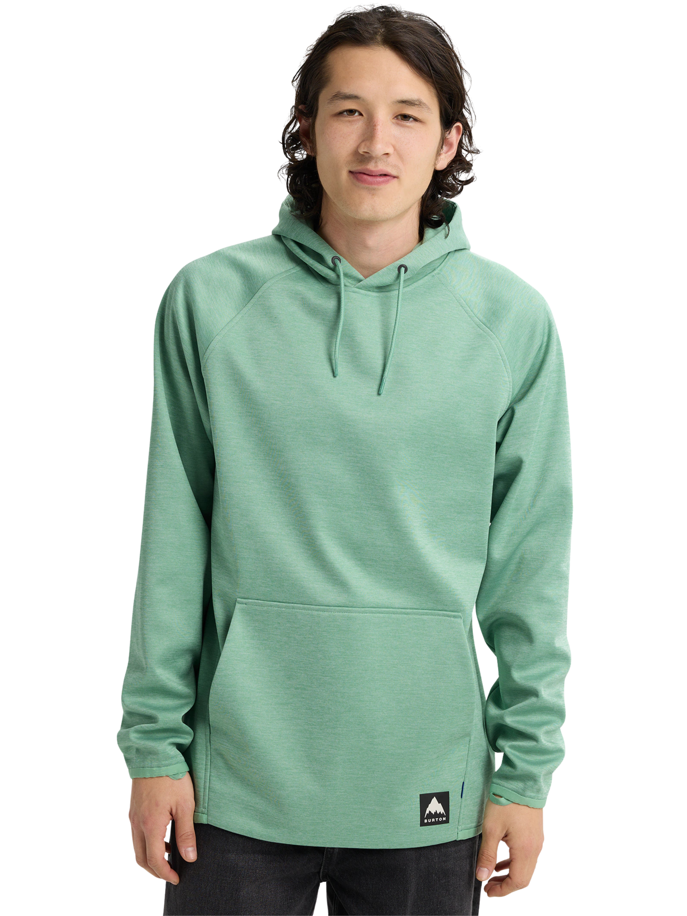 Men’s Burton Crown Weatherproof Fleece Pullover | Soft Sage Heather