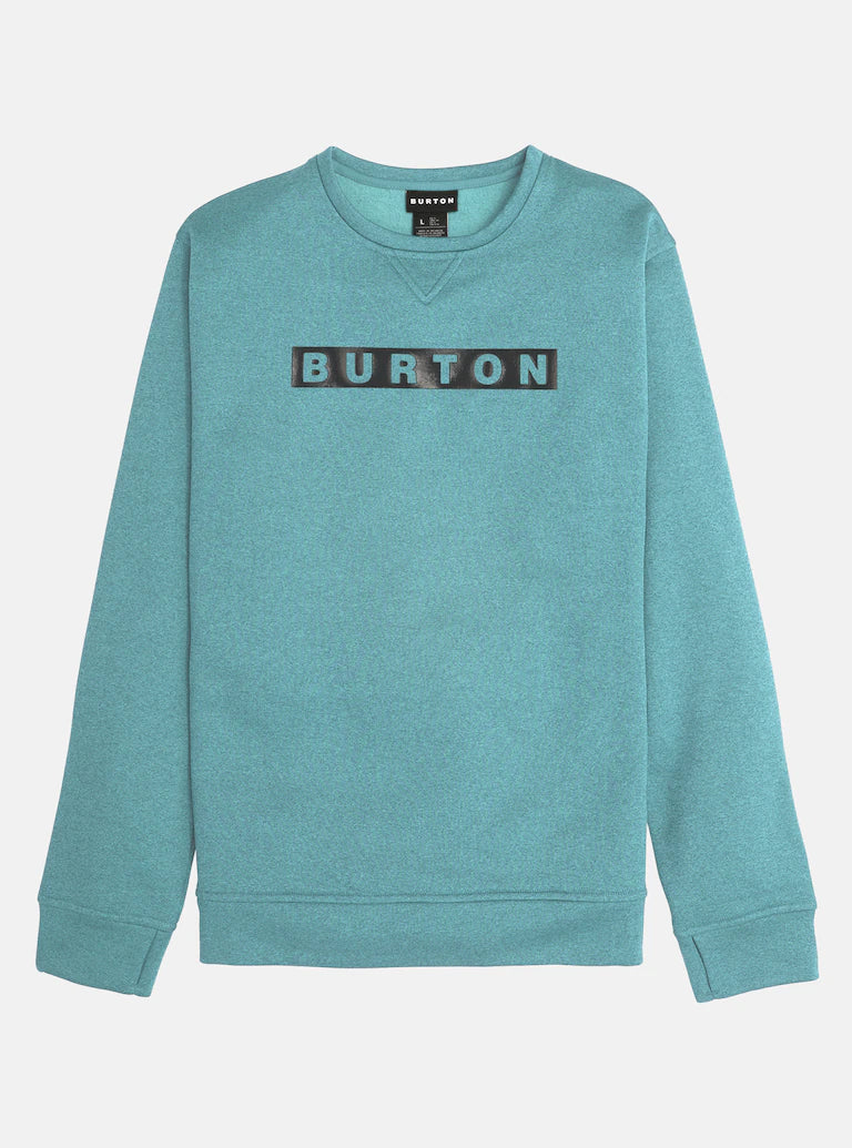 Sudadera Burton Oak Pullover Crewneck Rock Lichen Heather