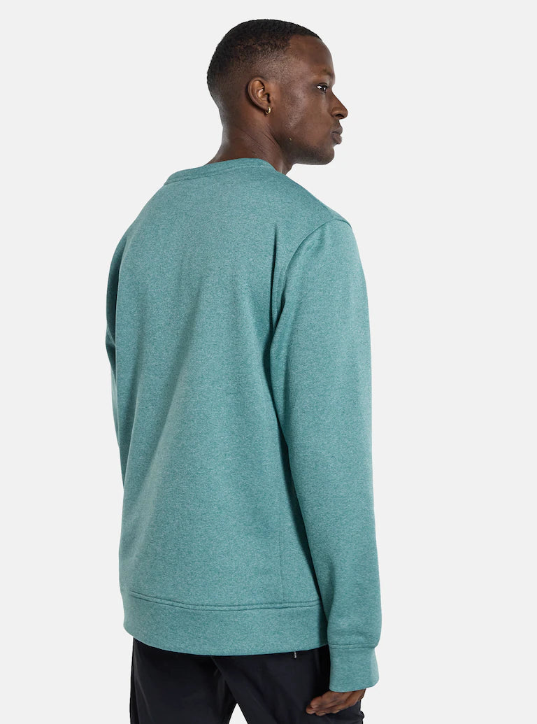 Sudadera Burton Oak Pullover Crewneck Rock Lichen Heather