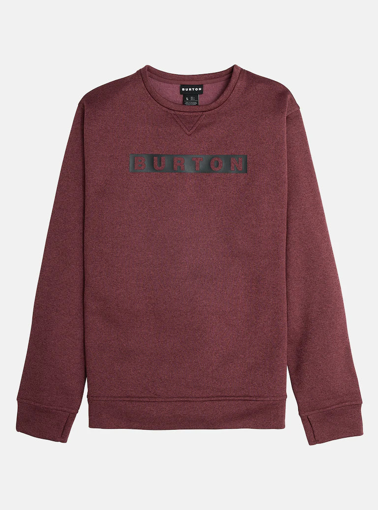 Sudadera Burton Oak Pullover Crewneck Almandine Heather