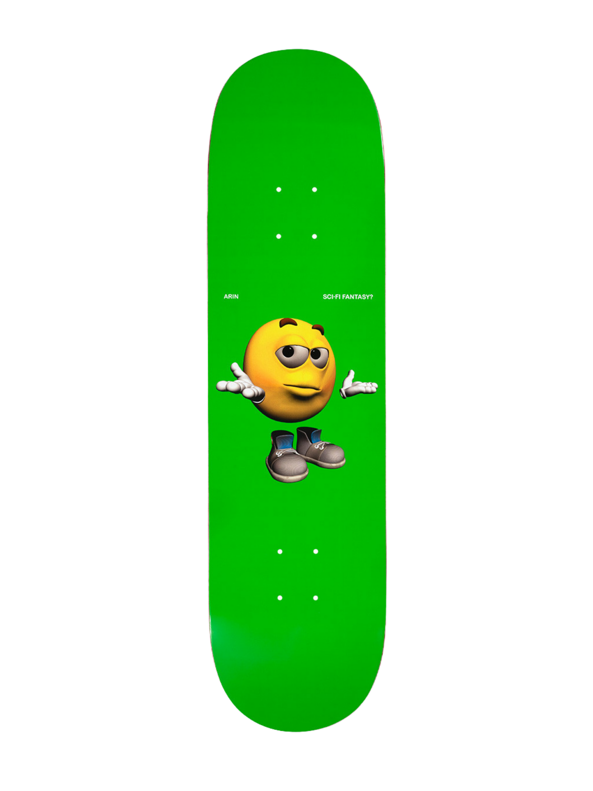 Tabla de skate Sci-Fi Fantasy Arin Lester Emoji Board – 8.25"