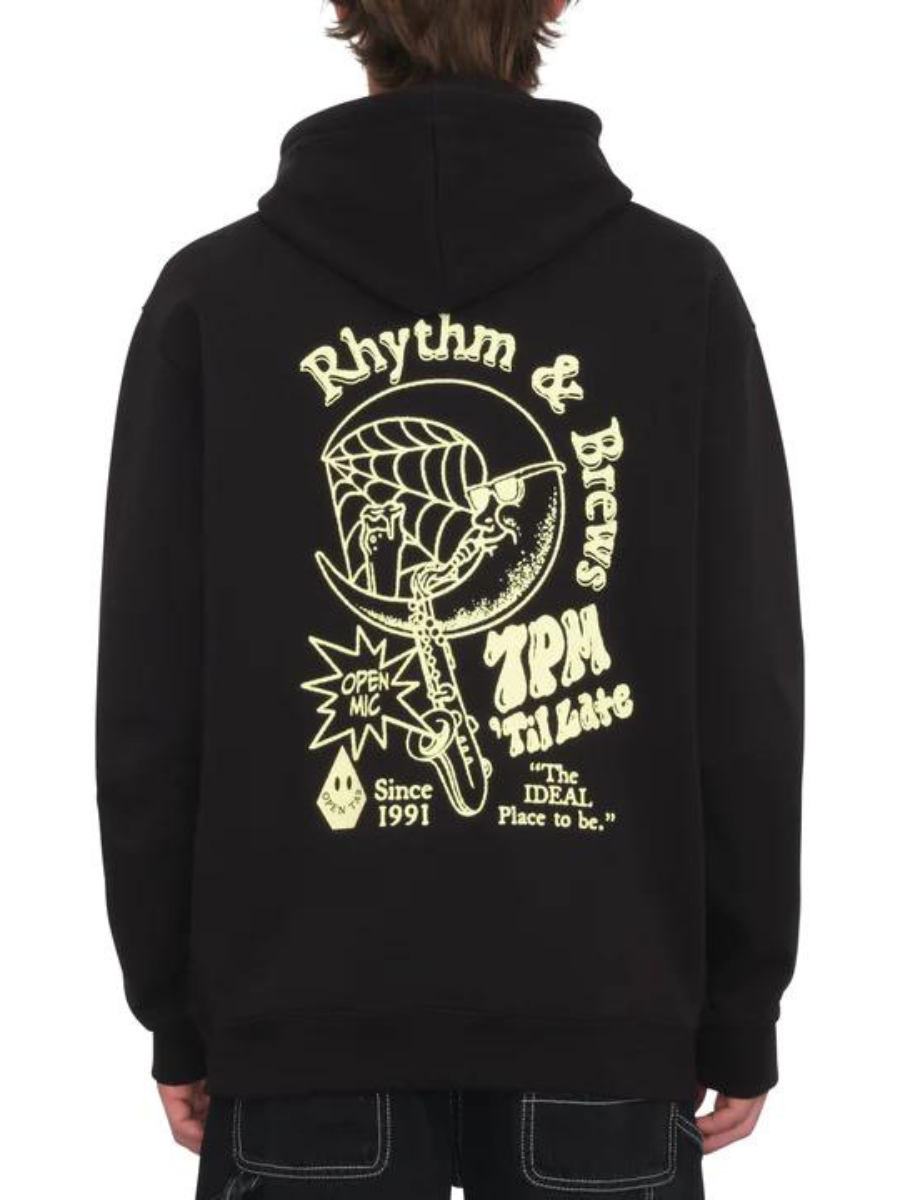 Sudadera con capucha Volcom Skate Terrystoned  - Black