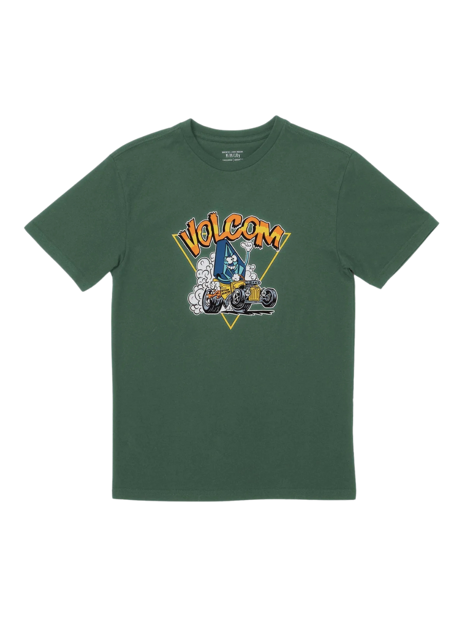 Volcom Hot Rodder Kids T-Shirt - Fir Green