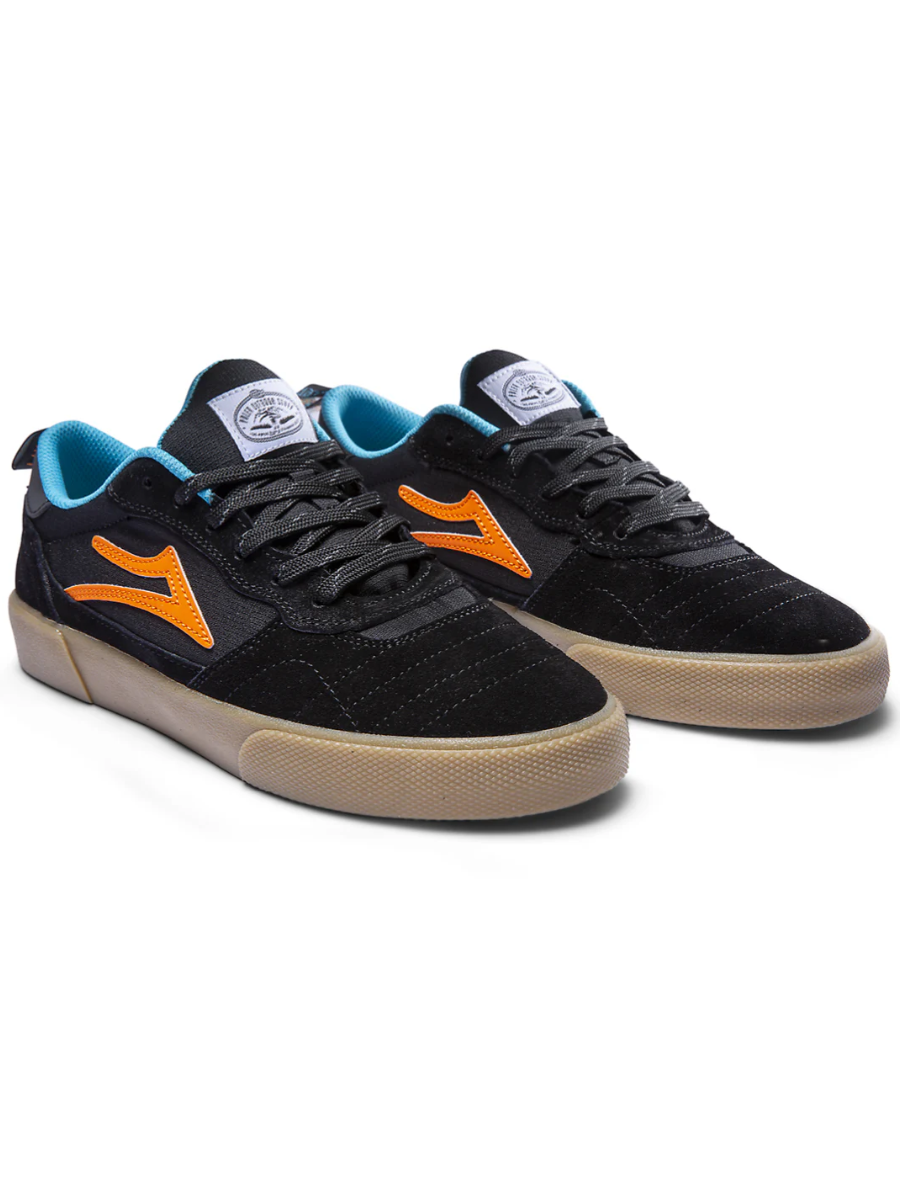 Baskets Lakai x Poler Cambridge - Noir/Suède Multi