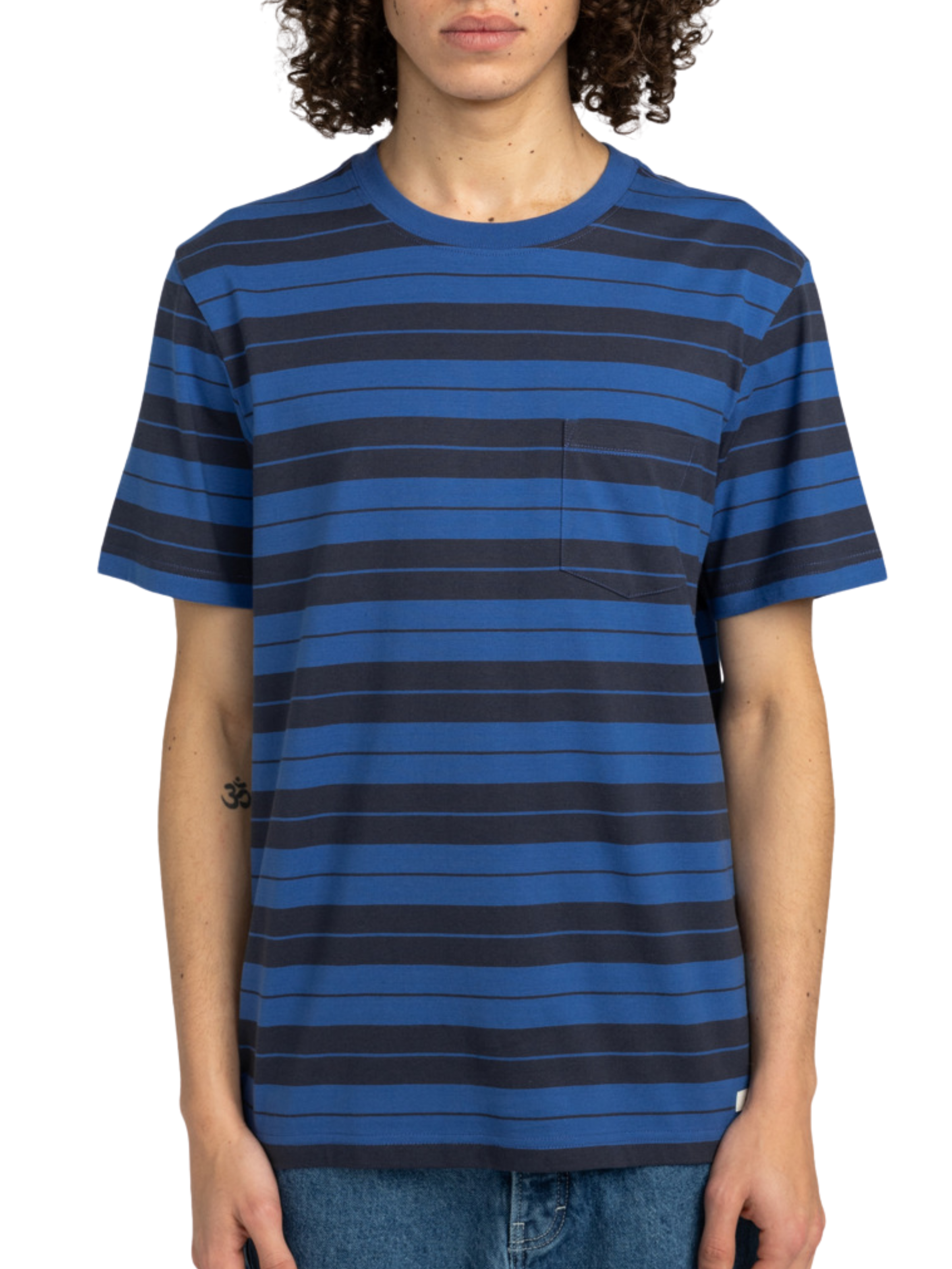 Element Skateboards Icon Label Pocket T-Shirt Nouveau Navy/Blue Nights