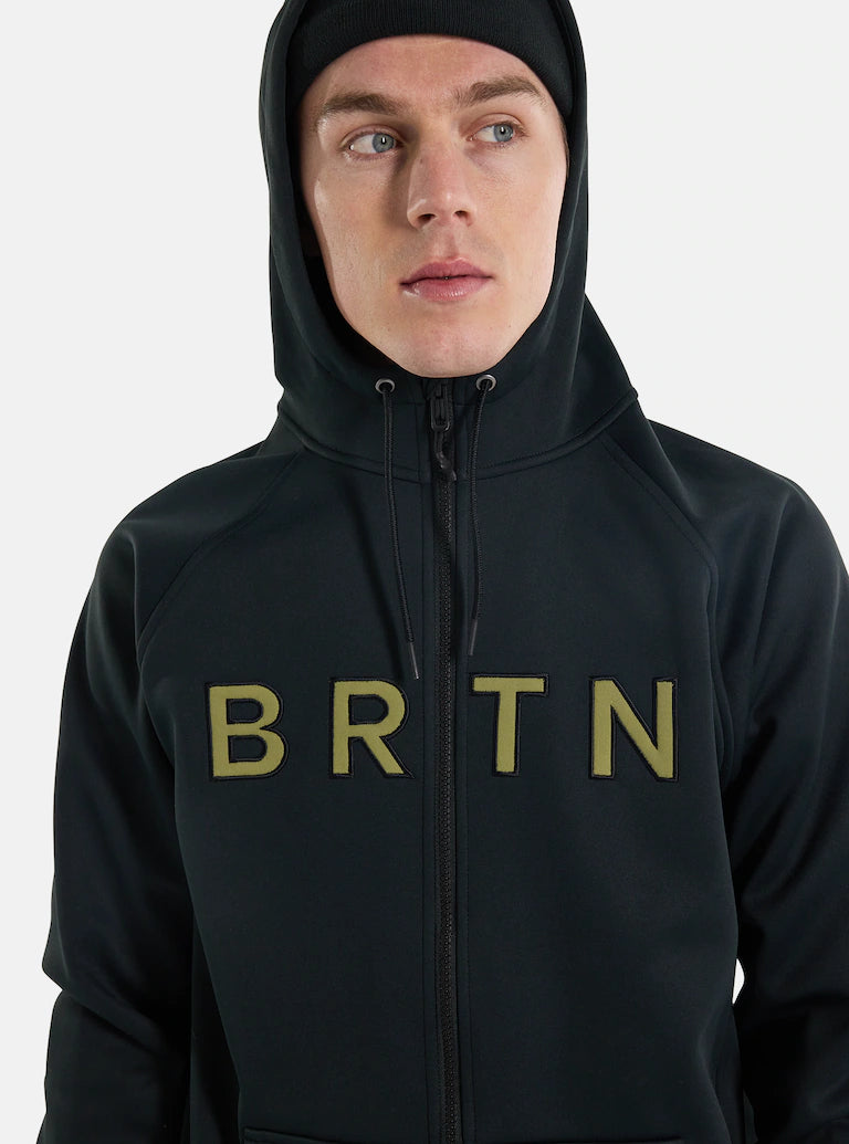 Sudadera Burton Crown Weatherproof Full-Zip Fleece True Black