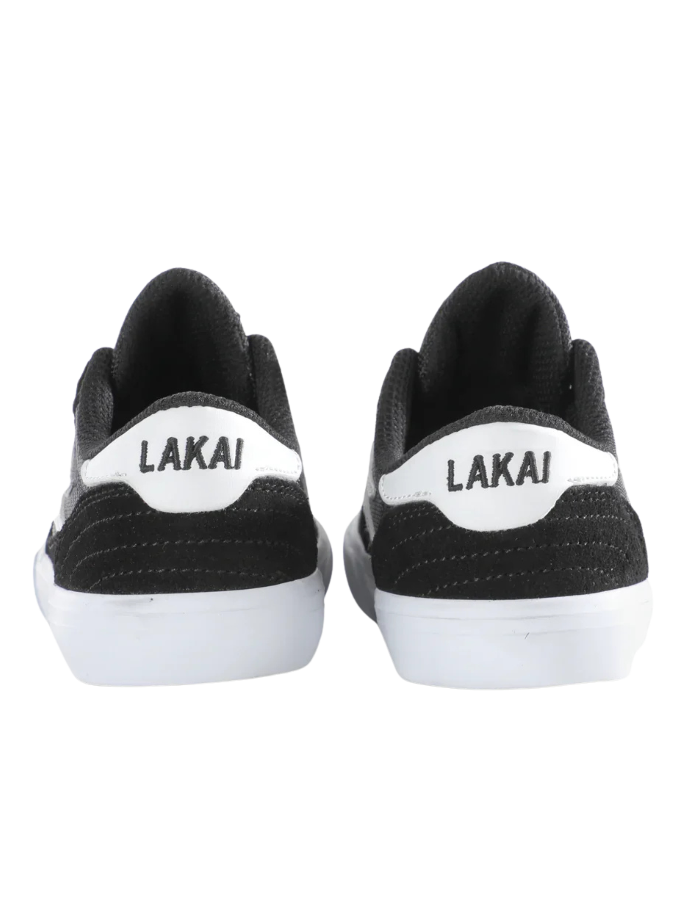 Zapatilla Lakai Cambridge Kids Black/White Suede