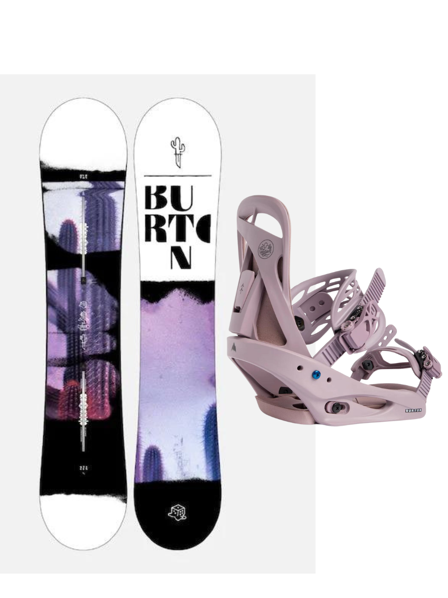 Pack snowboard chica: Tabla Burton Stylus  138 + Fijación Burton Citizen M (36.5-40)