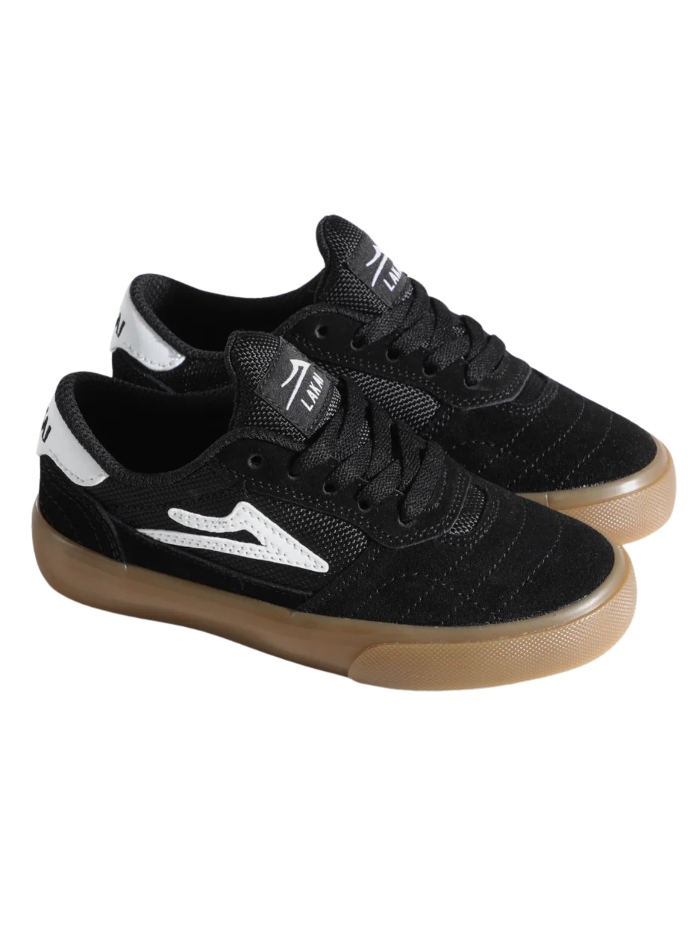 Zapatilla Lakai Cambridge Kids Black/Gum Suede