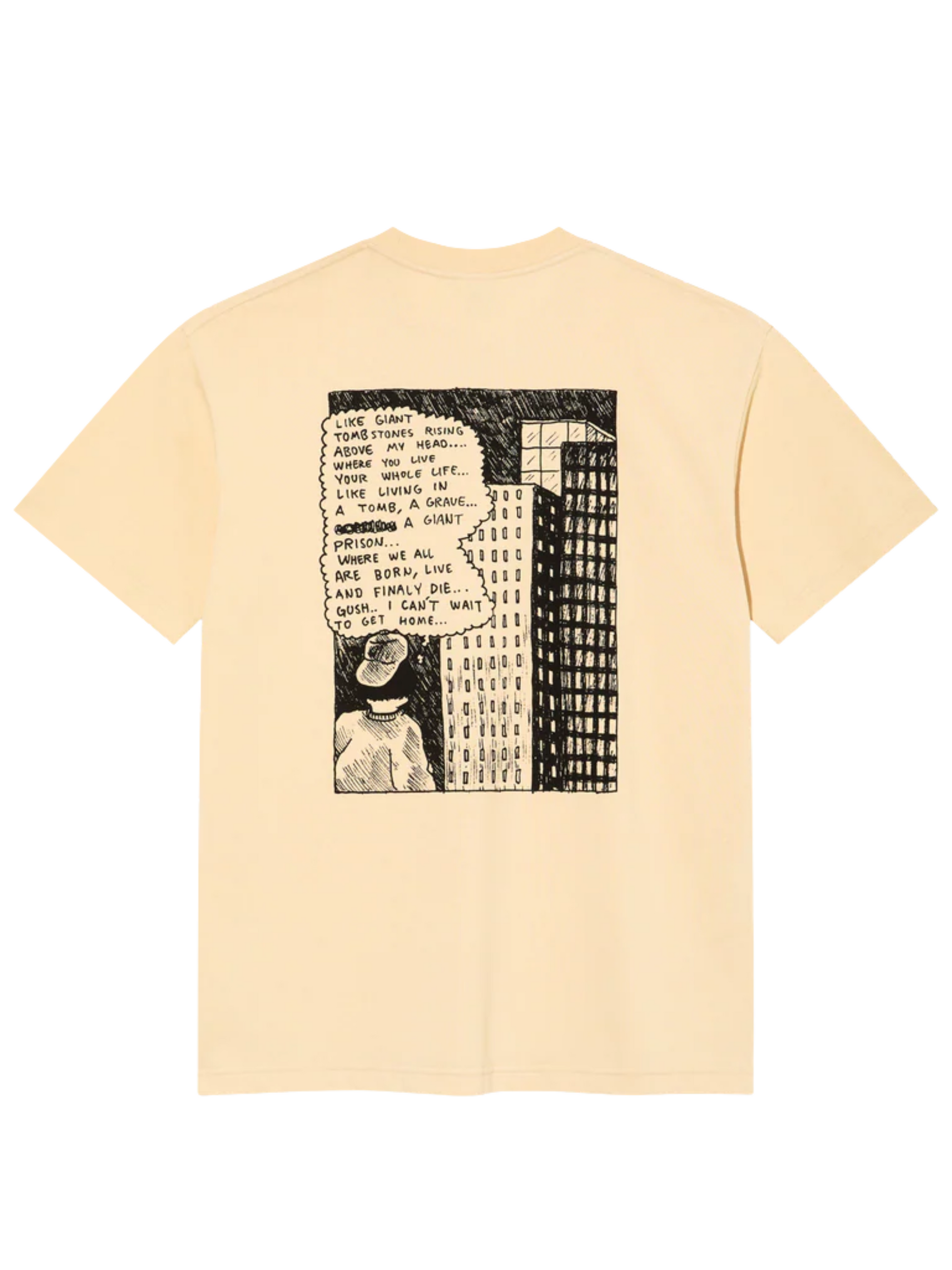 Camiseta Polar Skate Co Home Sweet | Oatmeal