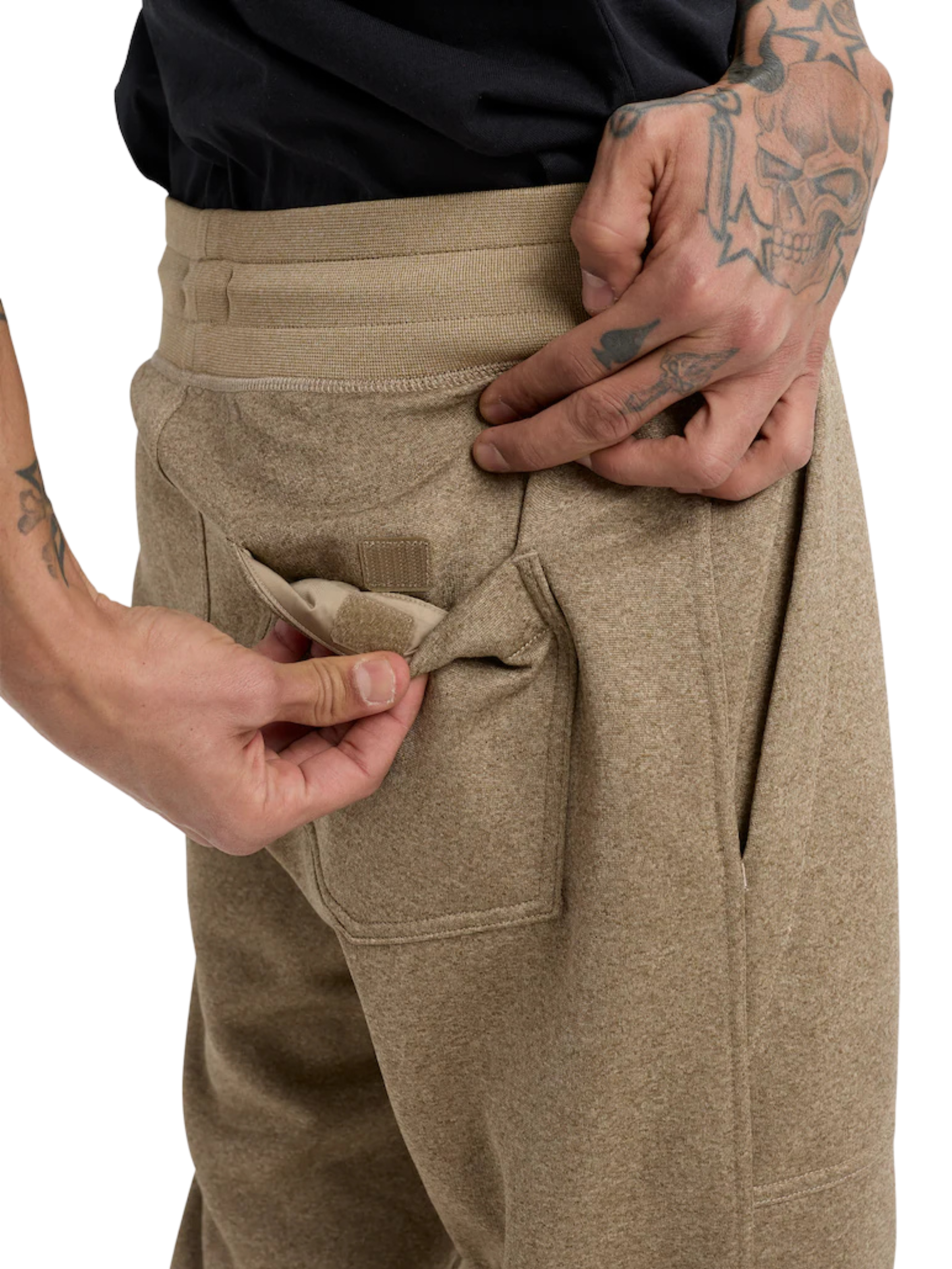 Men’s Burton Oak Fleece Pants | Summit Taupe Heather