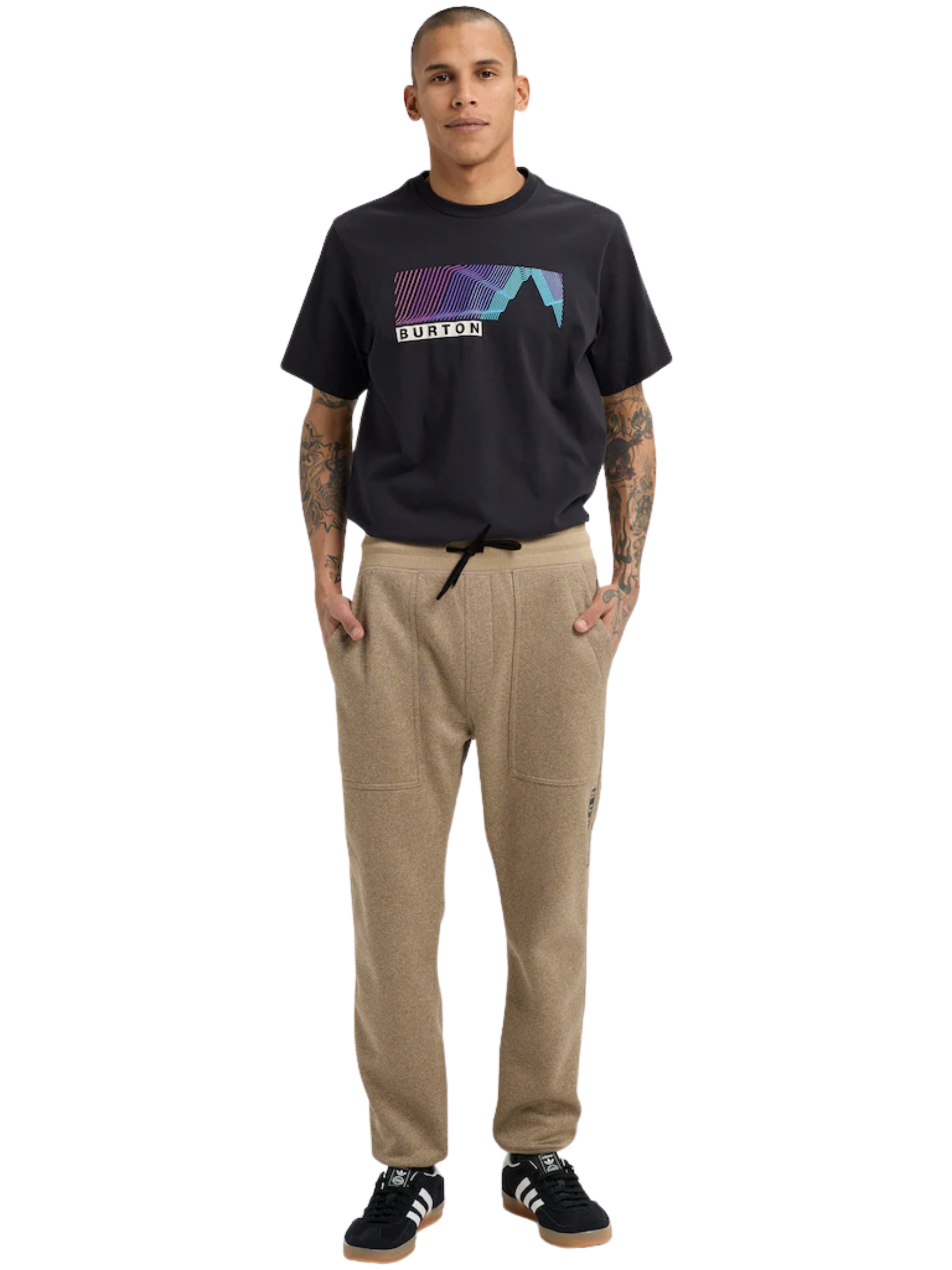 Men’s Burton Oak Fleece Pants | Summit Taupe Heather