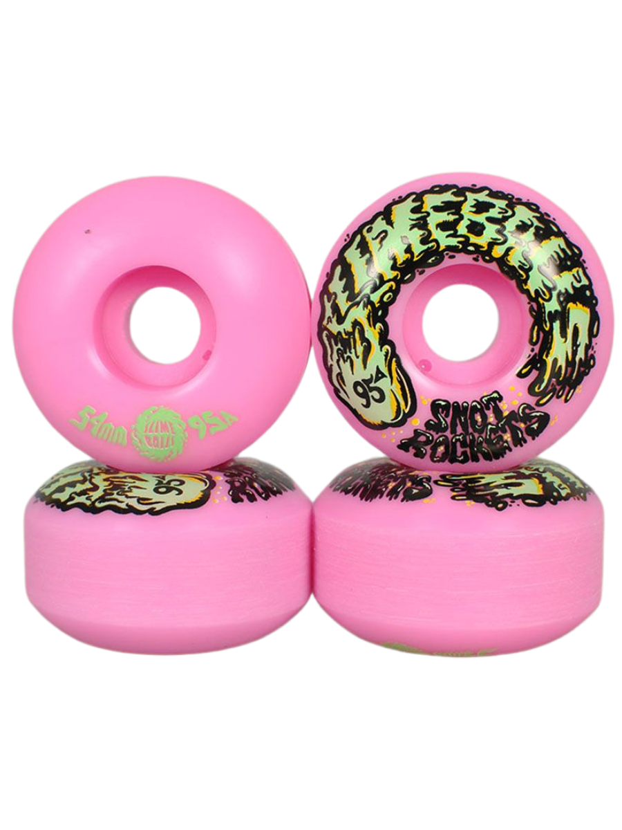 Slime Balls Snot Rockets Pink 95A Skateboard-Räder – 54 mm