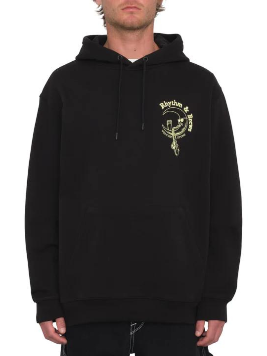 Sudadera con capucha Volcom Skate Terrystoned  - Black