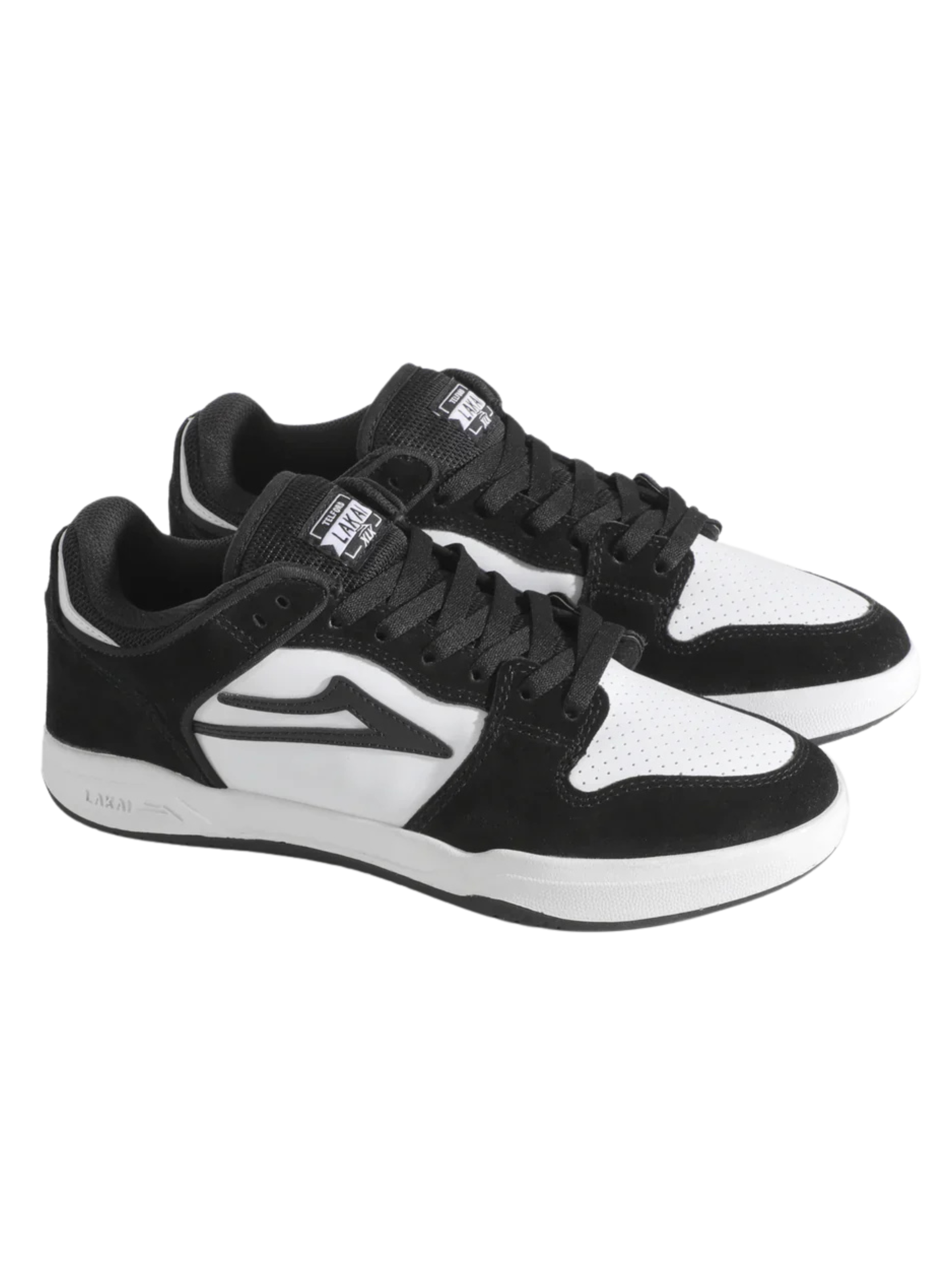 Zapatilla Lakai Telford Low Black White Leather