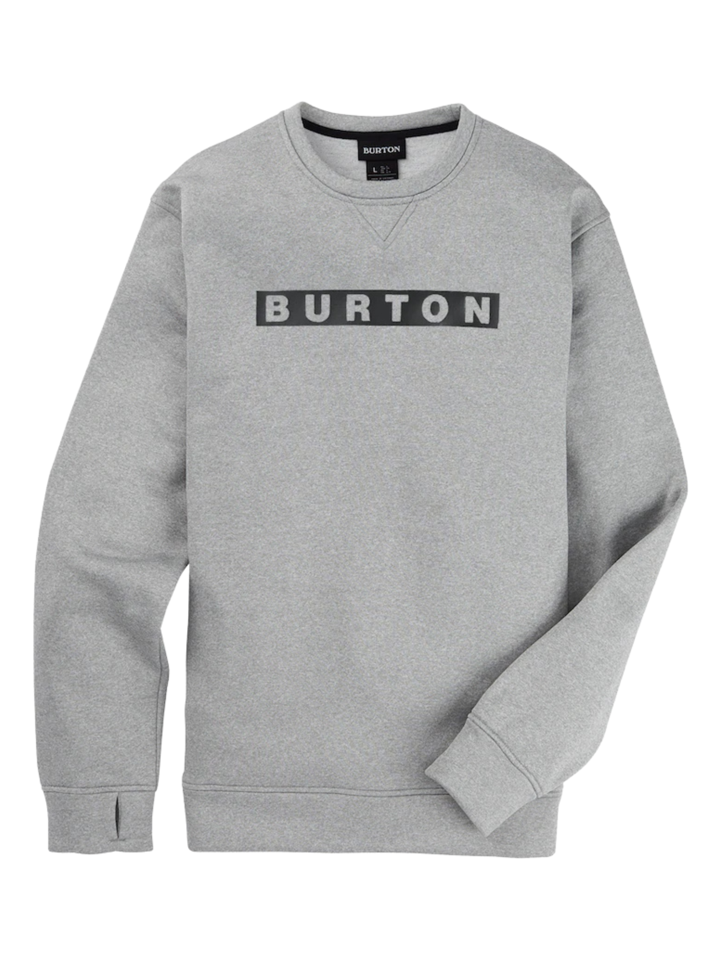 Sudadera Burton Oak Crewneck Pullover Gray Heather –