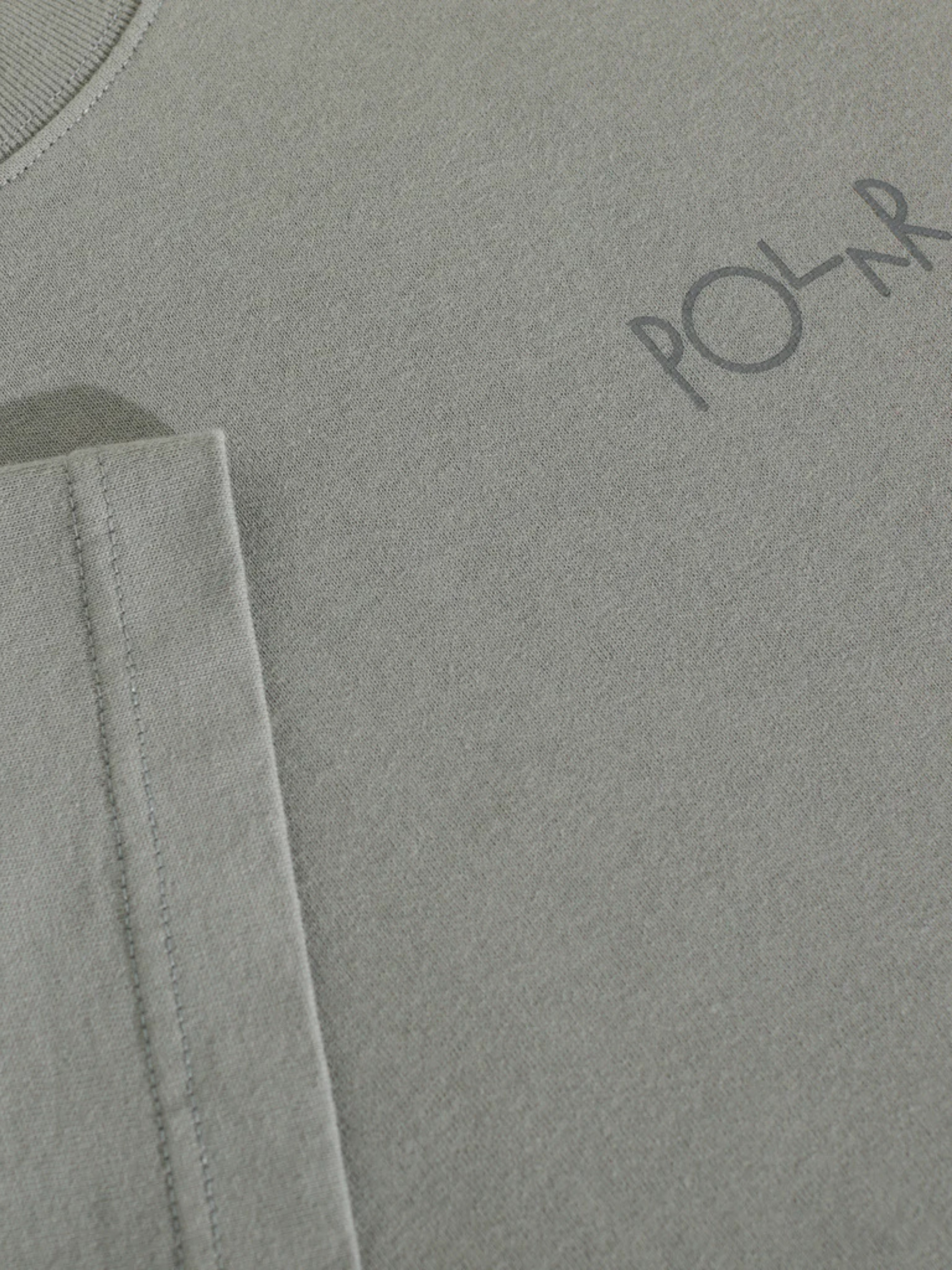 Camiseta Polar Skate Co Contrast - Stroke Logo | Grey