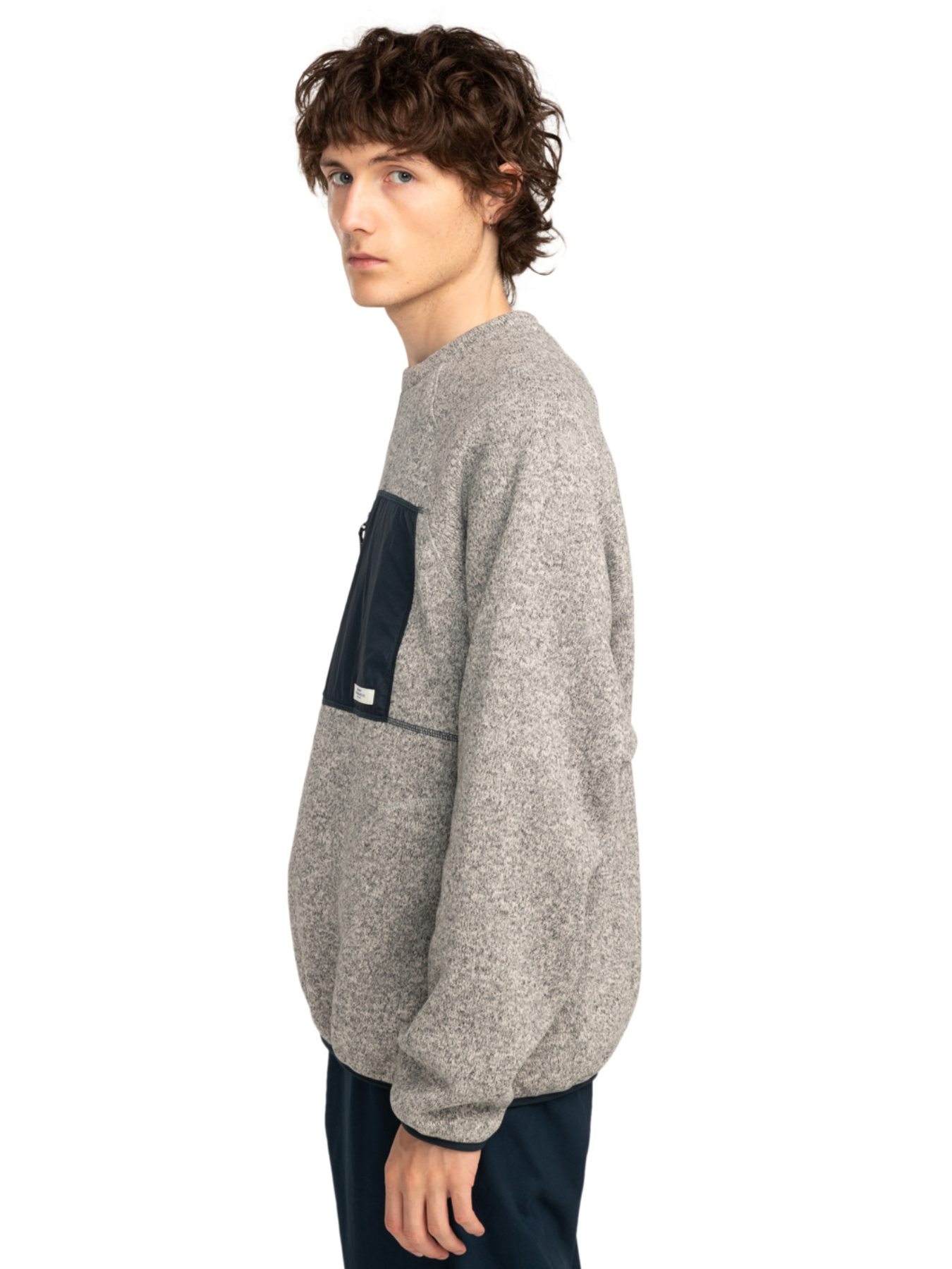 Polartec Element Sahtu Crew Sweatshirt - Stone Heather
