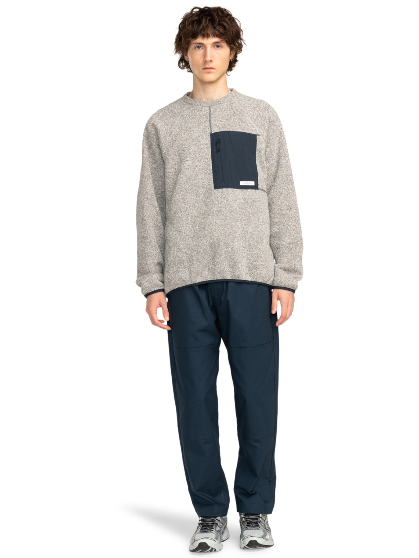 Polartec Element Sahtu Crew Sweatshirt - Stone Heather