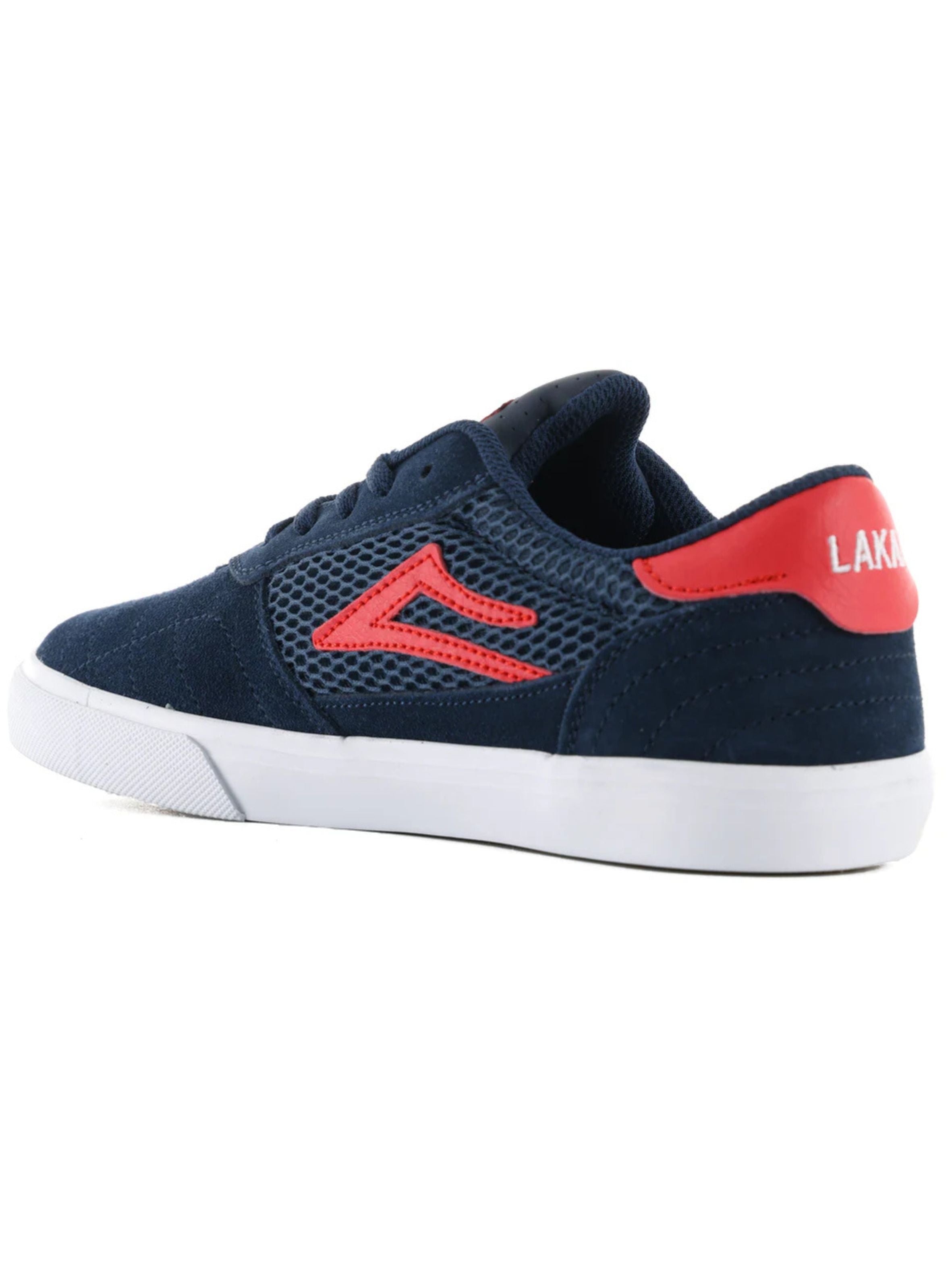 Lakai Cambridge Kids Jungen-Sneaker – Marineblau/Rotes Wildleder