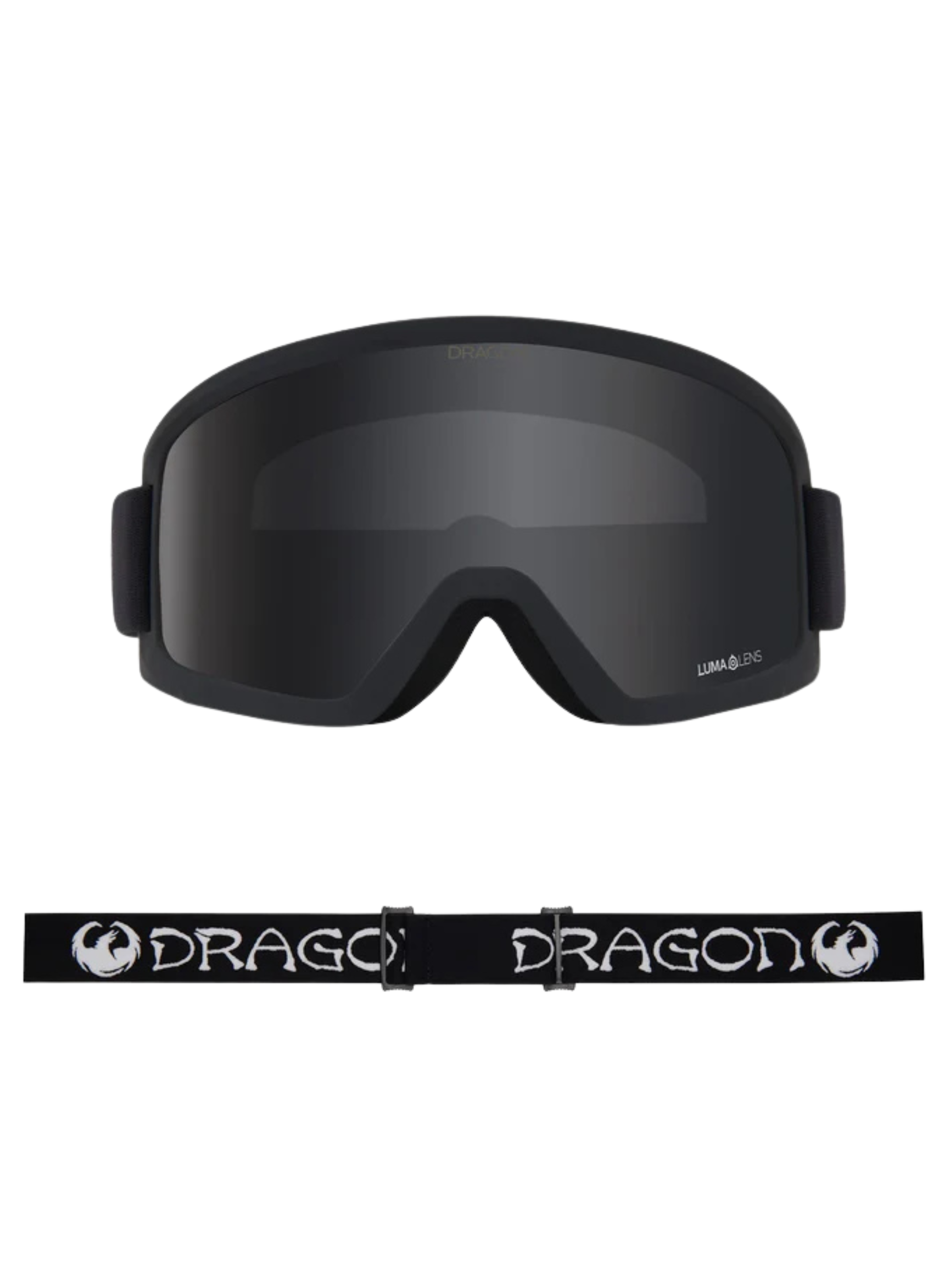 Máscara de snowboard Dragon DX3 L OTG | Classic Black – Lumalens Dark Smoke Lens
