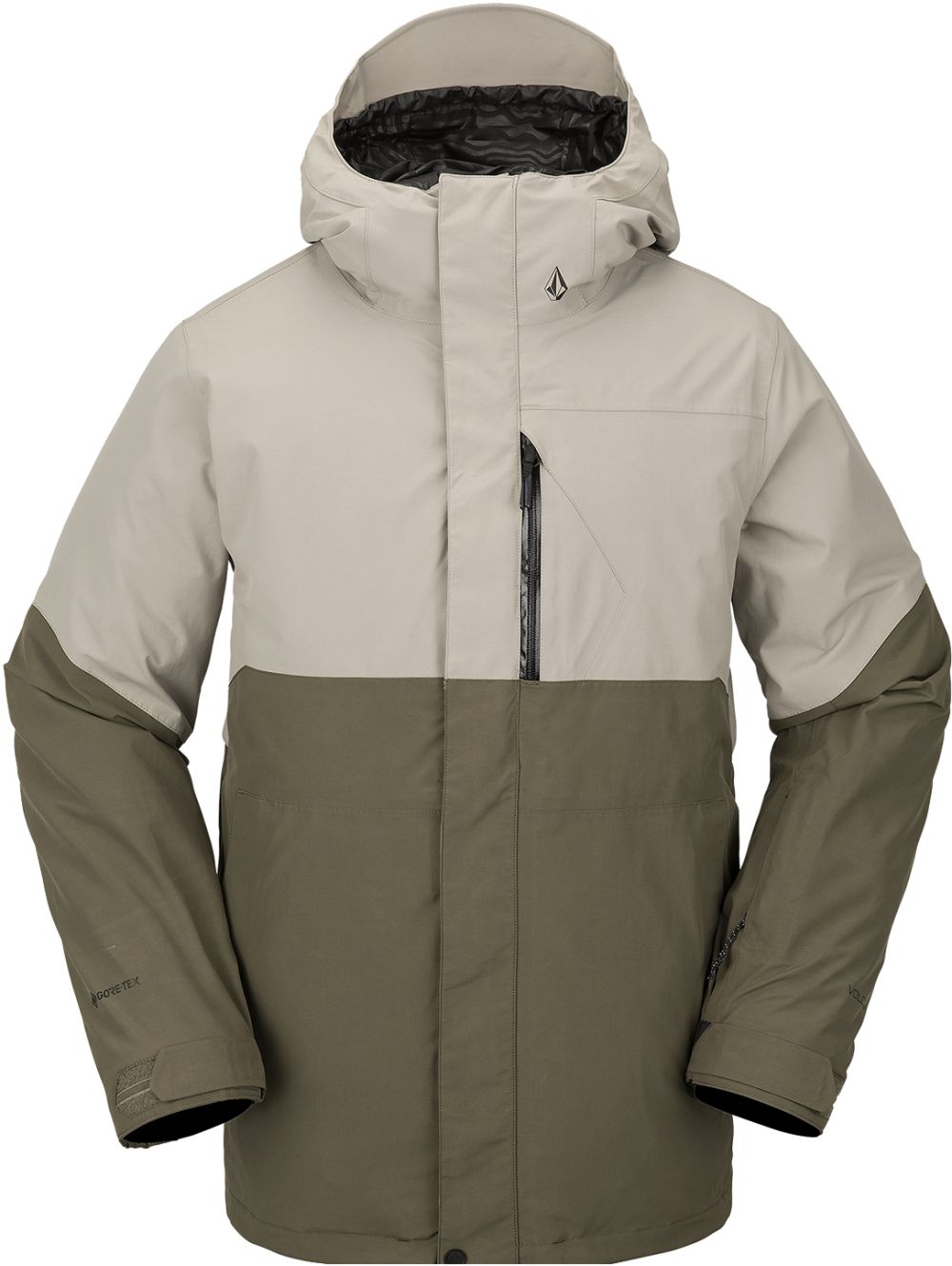 Chaqueta de snowboard Volcom L Insulated Jacket - Dark Khaki