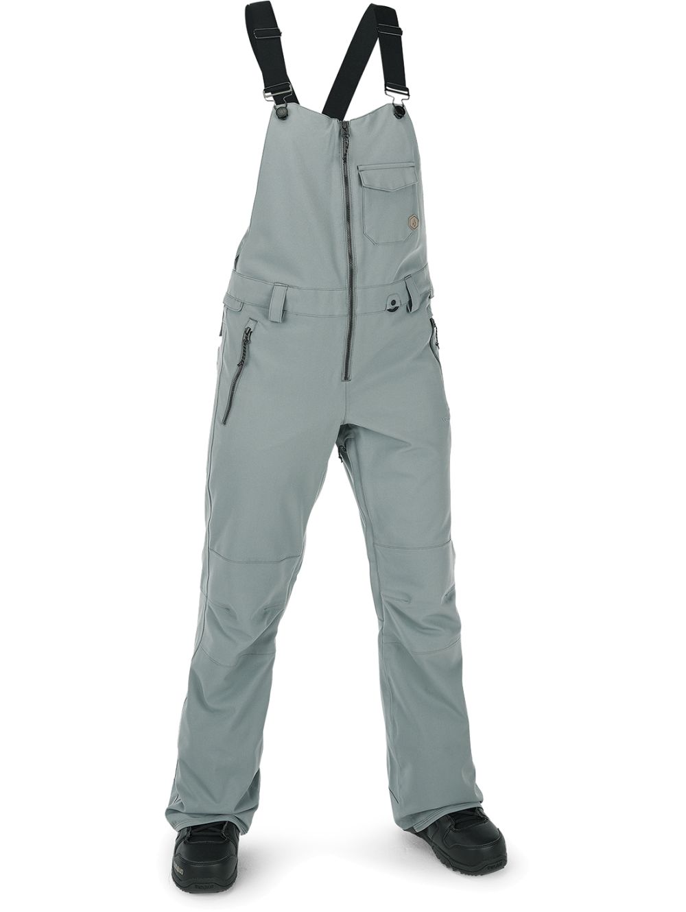 Volcom Swift Bib Overall Women's Snowboard Pants - Green Ash