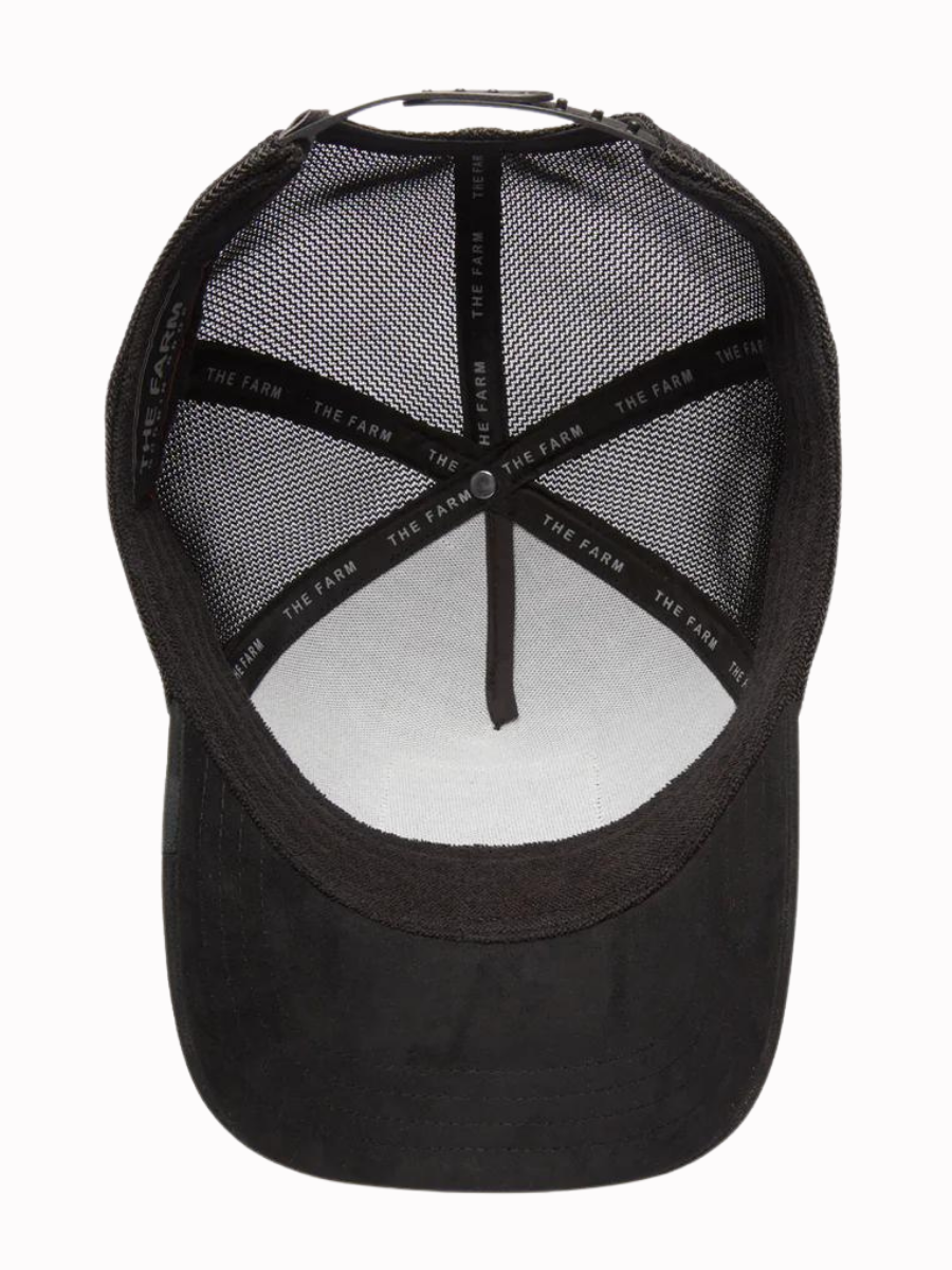 Cappellino trucker Mamba di Goorin Bros (serpente) - nero