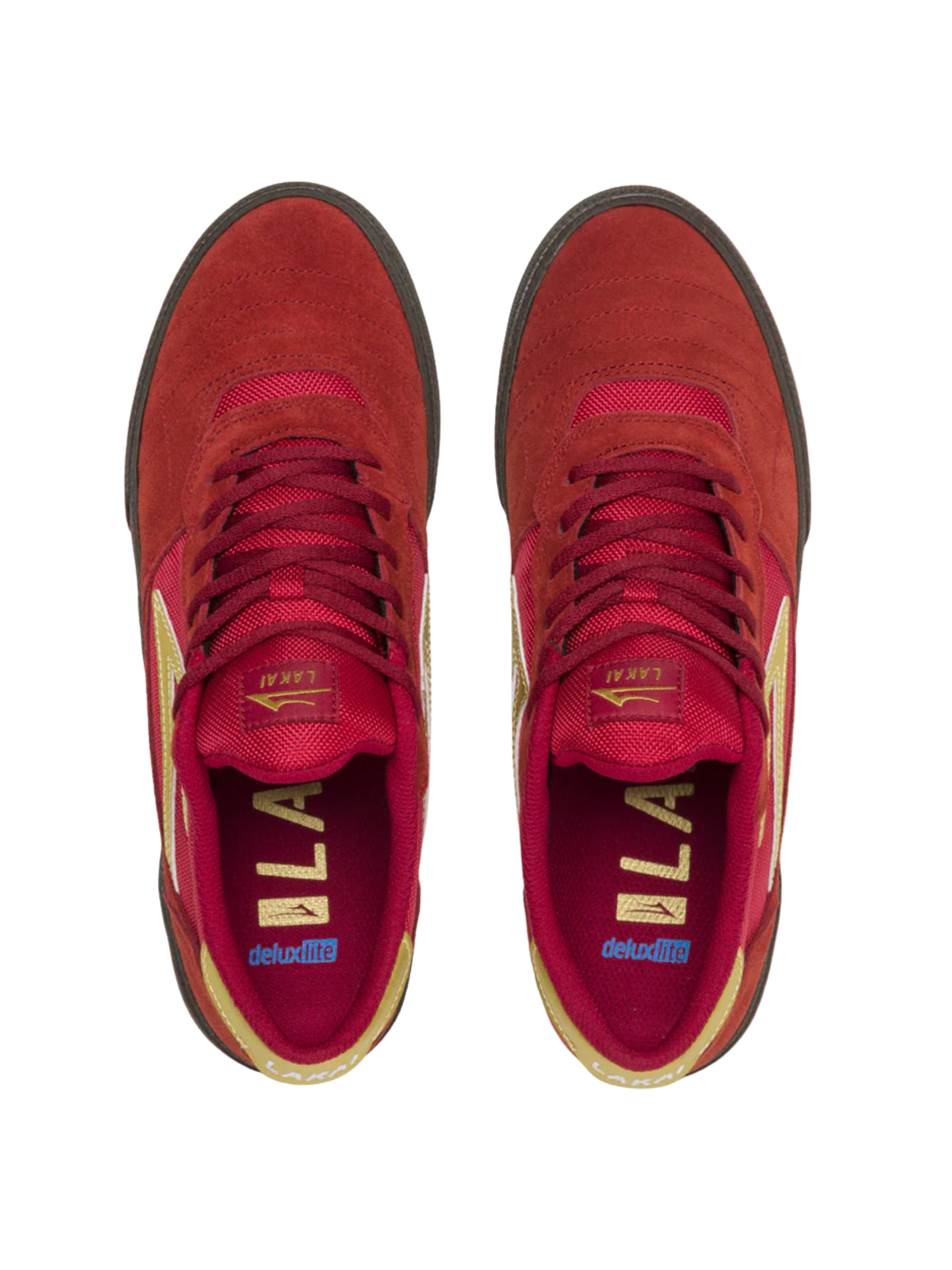 Zapatillas Lakai Cambridge | Red/Gum Suede
