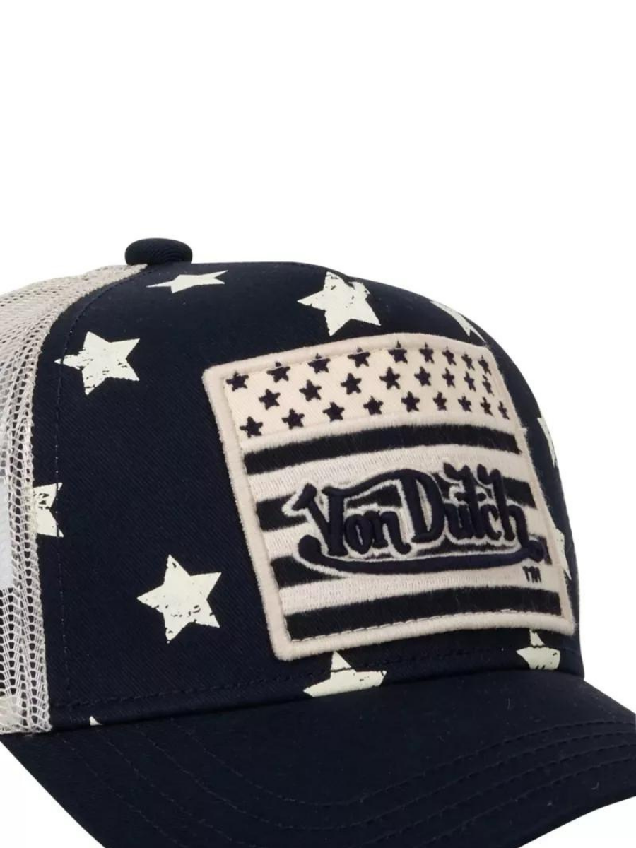 Von Dutch Star Trucker Cap - Navy