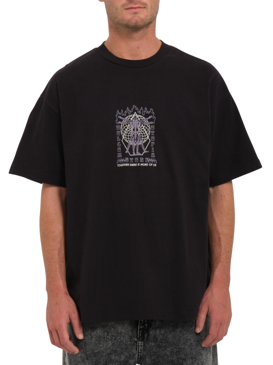 Maglietta Volcom Utopic - Nera