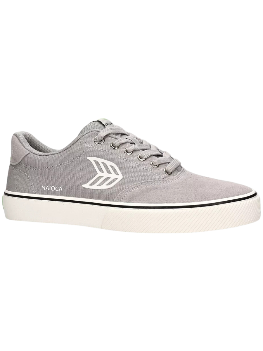 Zapatillas de skate Cariuma Naioca Pro - Light Grey Suede and Canvas