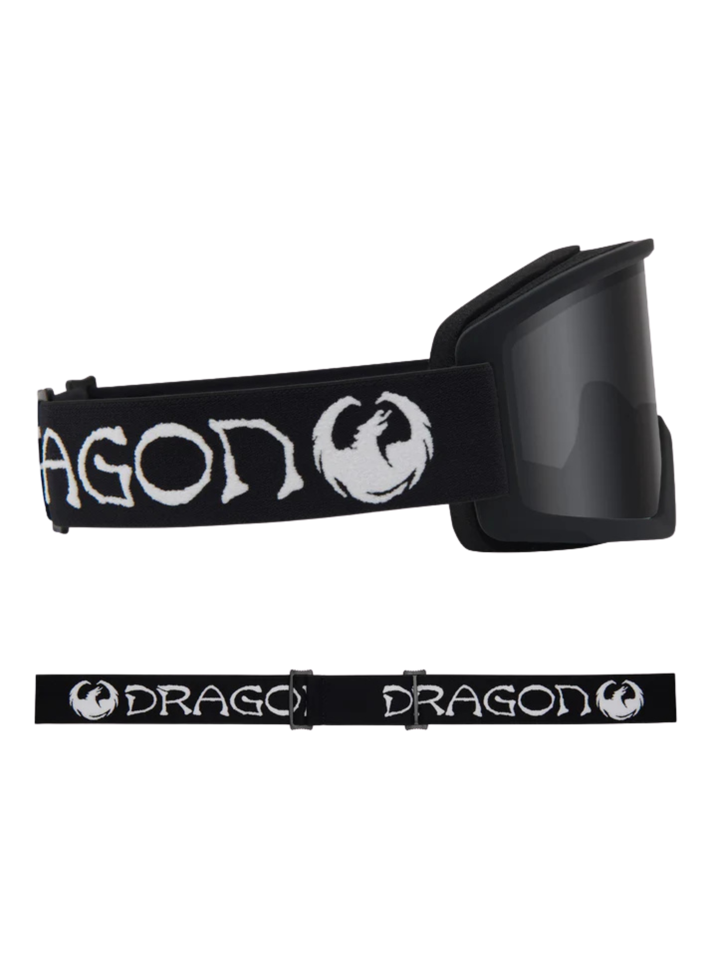 Máscara de snowboard Dragon DX3 L OTG | Classic Black – Lumalens Dark Smoke Lens