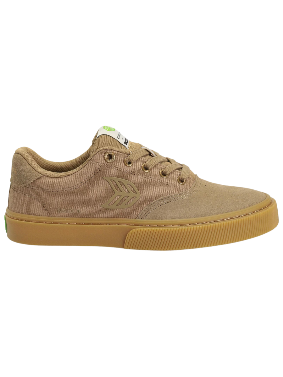 Zapatillas de skate Cariuma Naioca Pro - Gum Burnt Sand Suede and Canvas