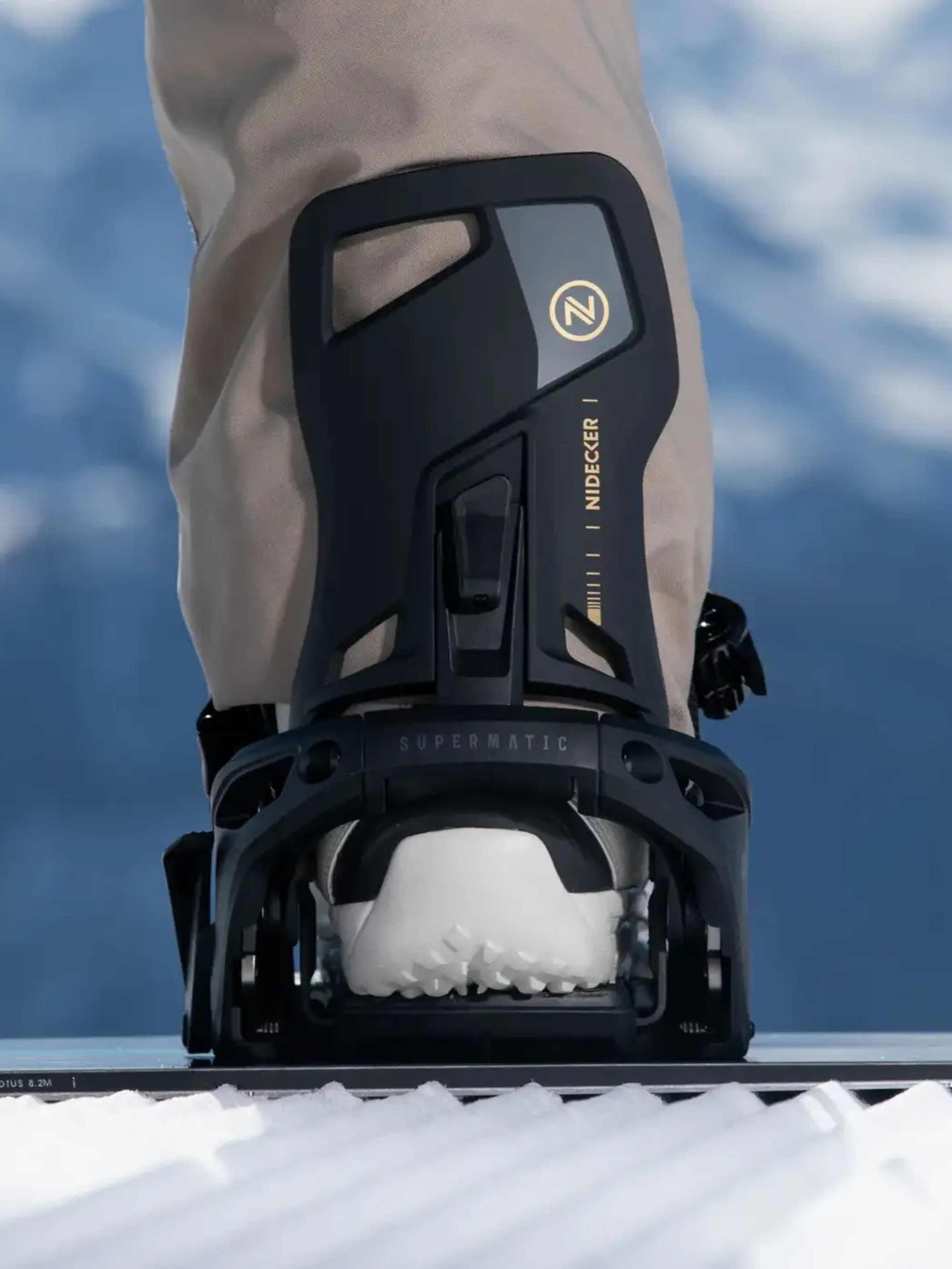 Fijaciones snowboard Nidecker SuperMatic OG 2026 | Black