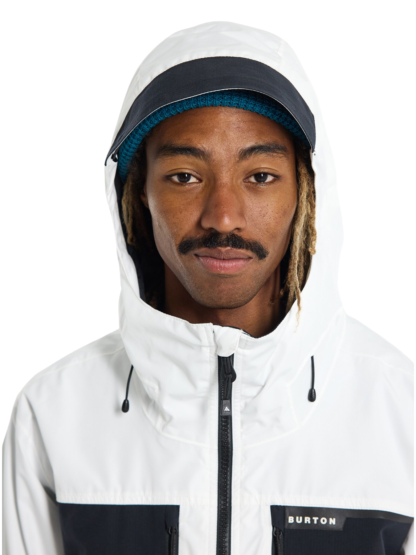 Veste de snowboard Burton Frostner 2L - Stout White / True Black