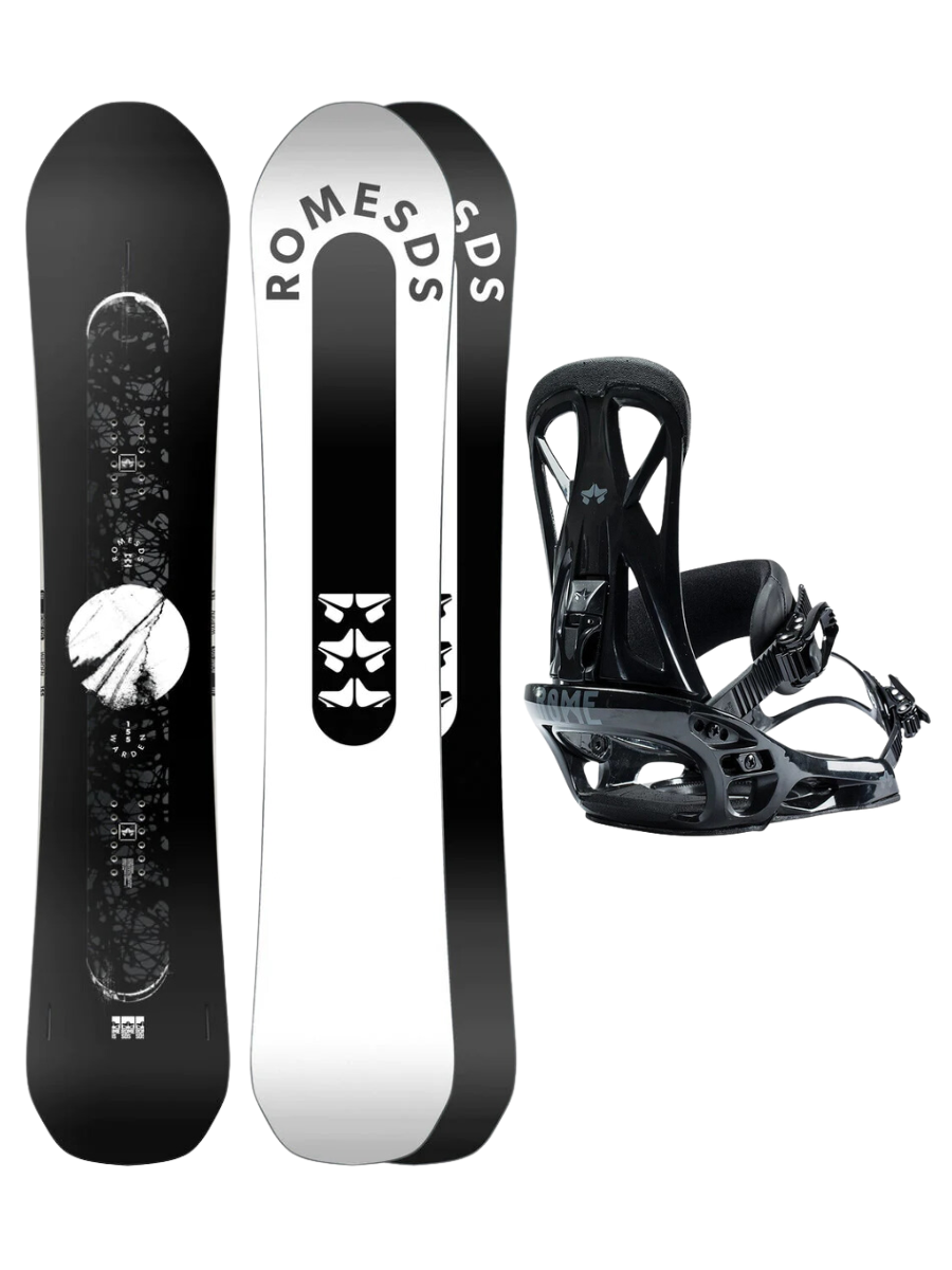 Pack snowboard: Rome Warden + Rome United | Packs Snowboard: Tabla + Fijación | Snowboard Shop | surfdevils.com
